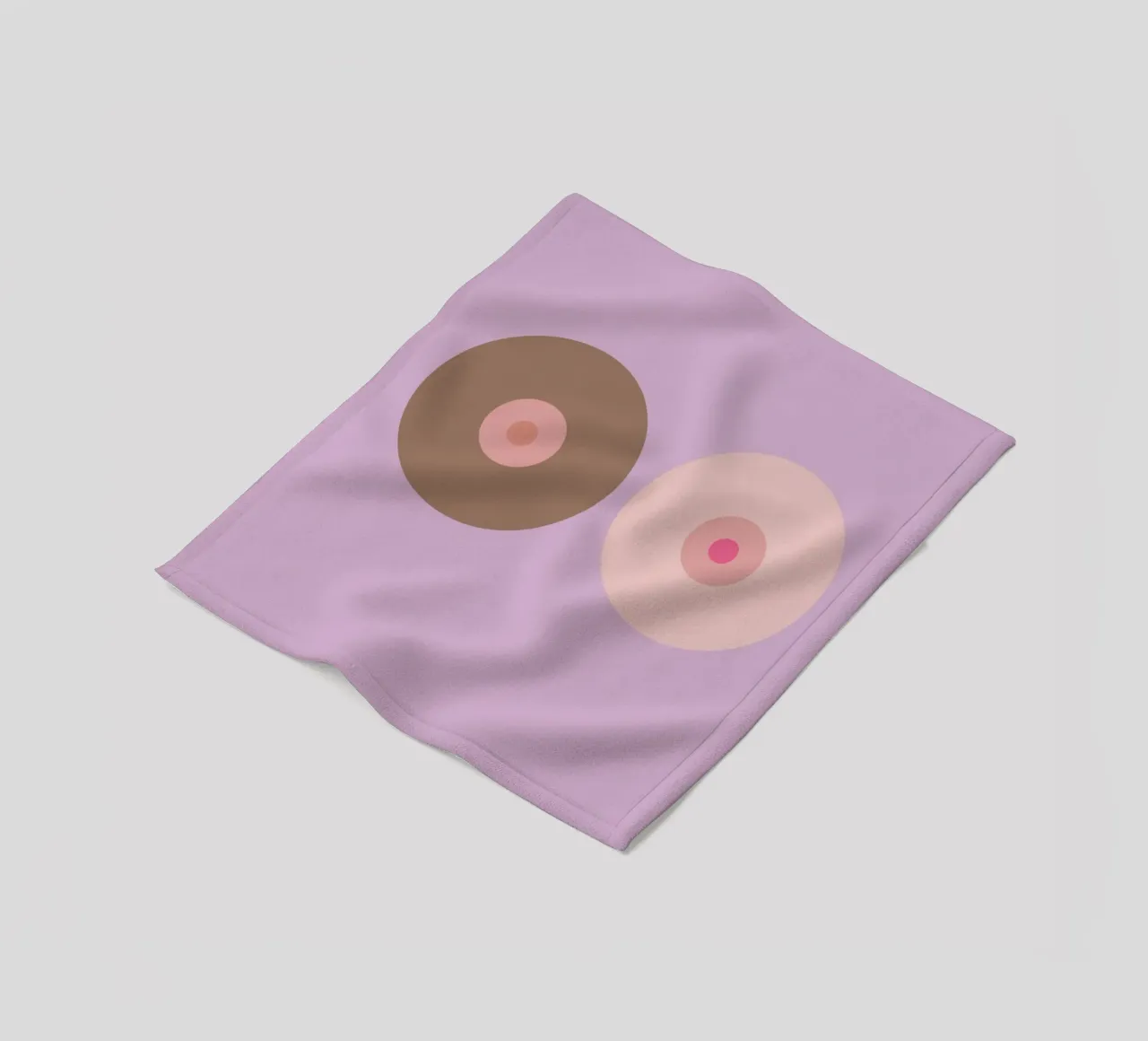 boobs Fleecedecke von FRICKE DESIGN