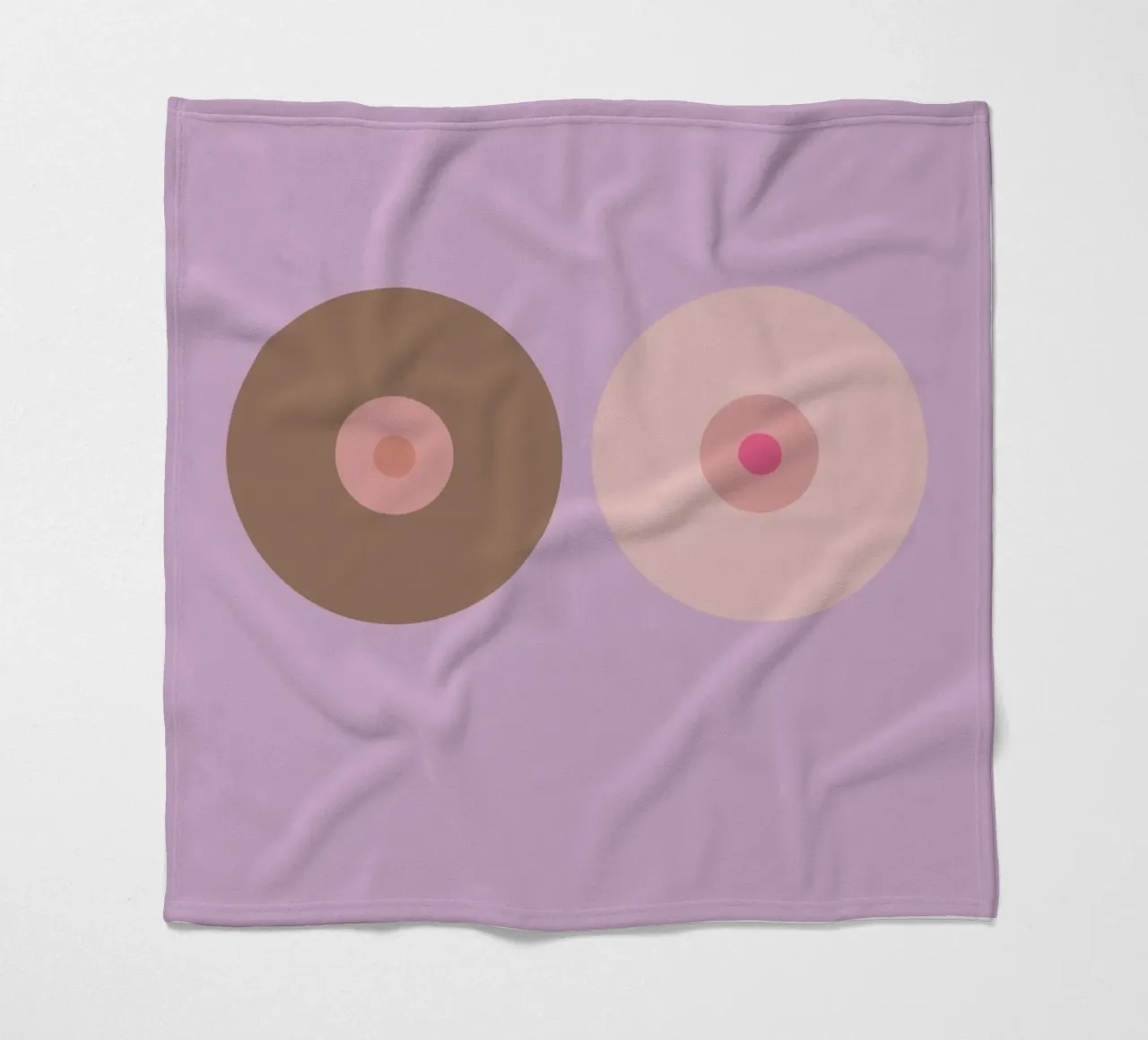 boobs Fleecedecke von FRICKE DESIGN