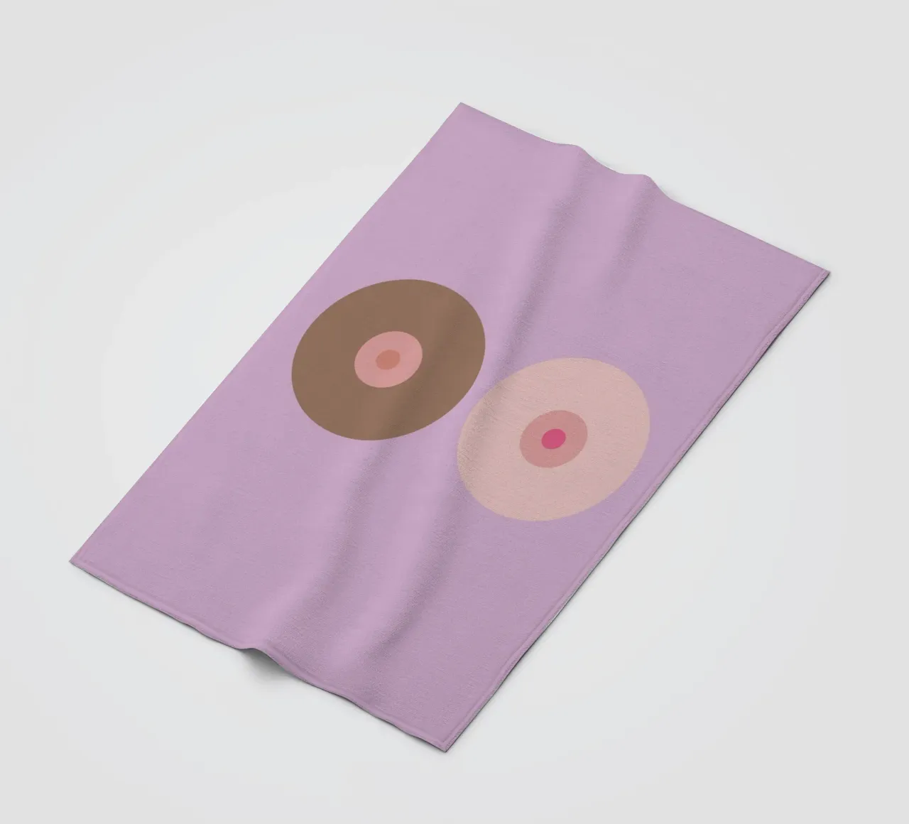 boobs Fleecedecke von FRICKE DESIGN