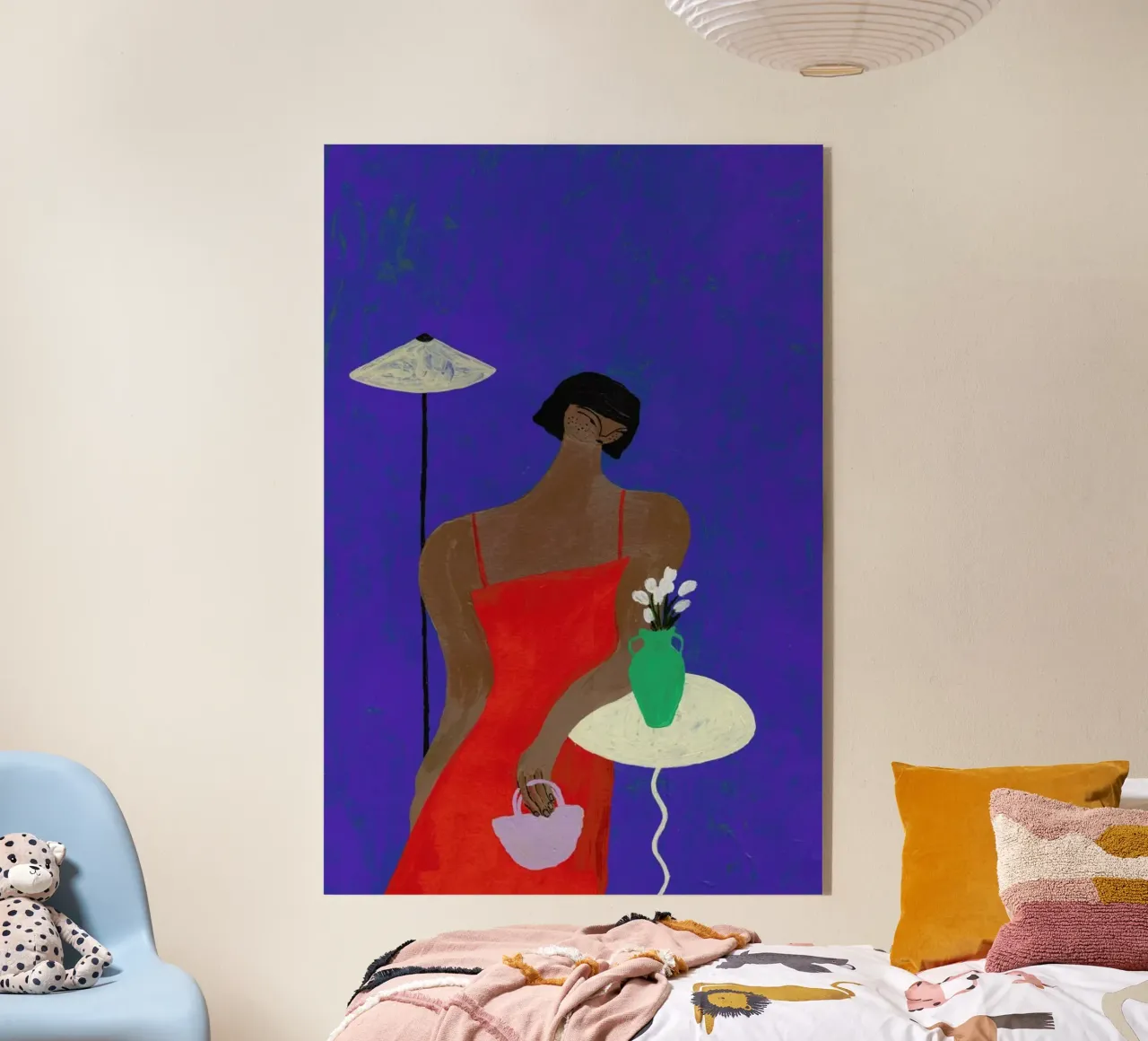 Blue Room plexiglass da Nudes and Croissants