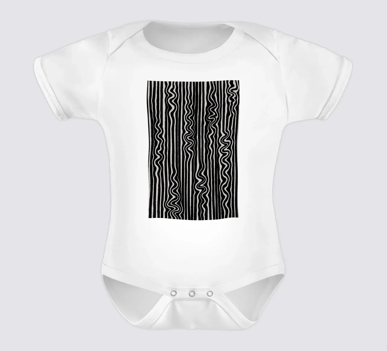 Liquid Thin Lines body neonato maniche corte da treechild