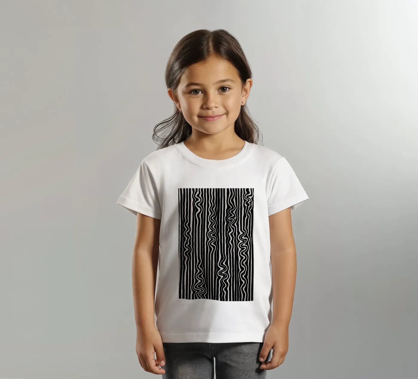Liquid Thin Lines t-shirt bambini da treechild