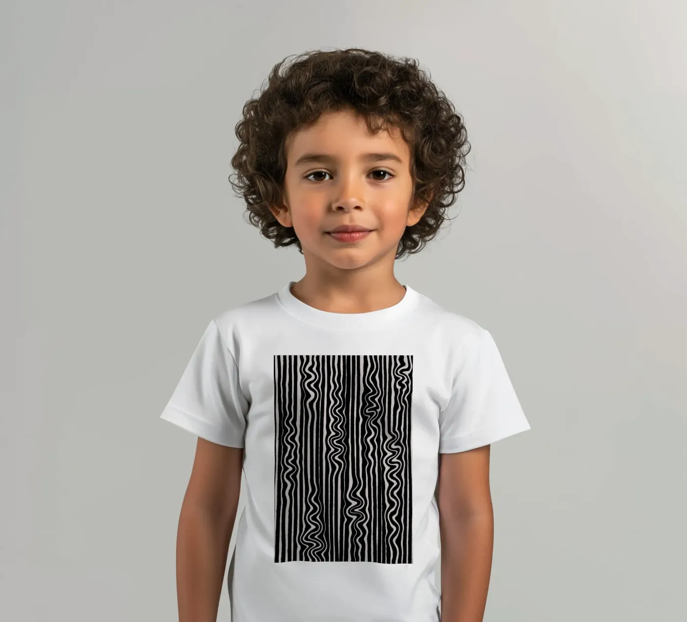 Liquid Thin Lines t-shirt bambini da treechild