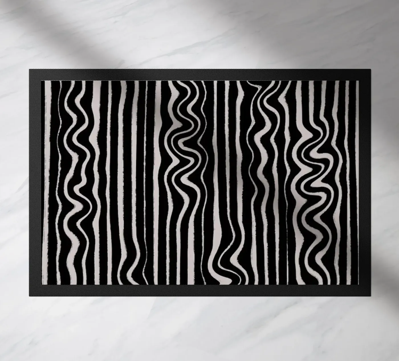 Liquid Thin Lines doormat by treechild