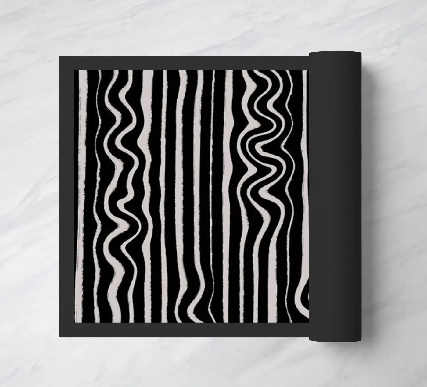 Liquid Thin Lines doormat by treechild