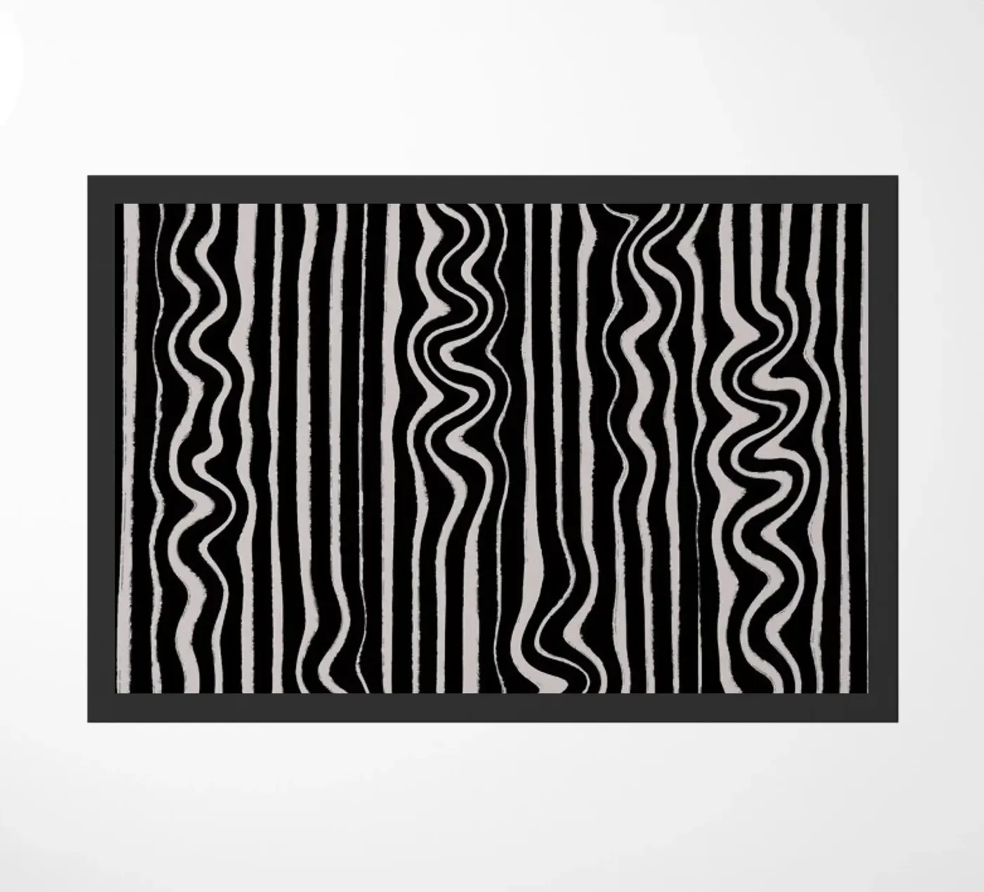 Liquid Thin Lines doormat by treechild