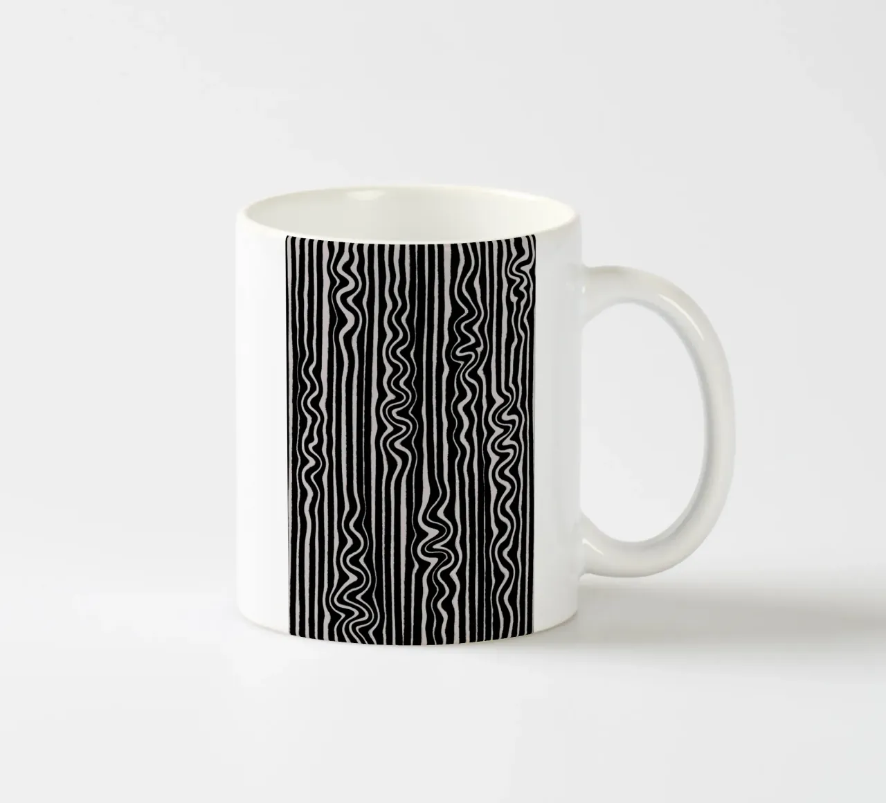 Liquid Thin Lines tazza in ceramica da treechild