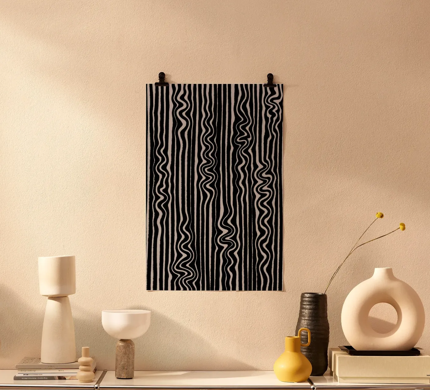 Liquid Thin Lines poster by treechild