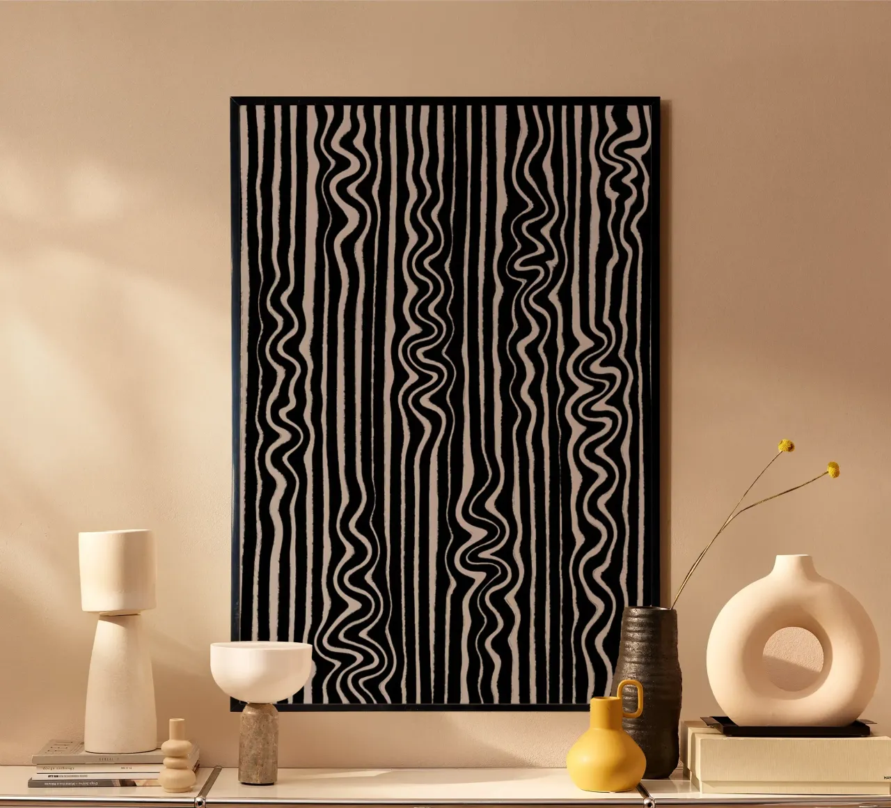 Liquid Thin Lines poster by treechild