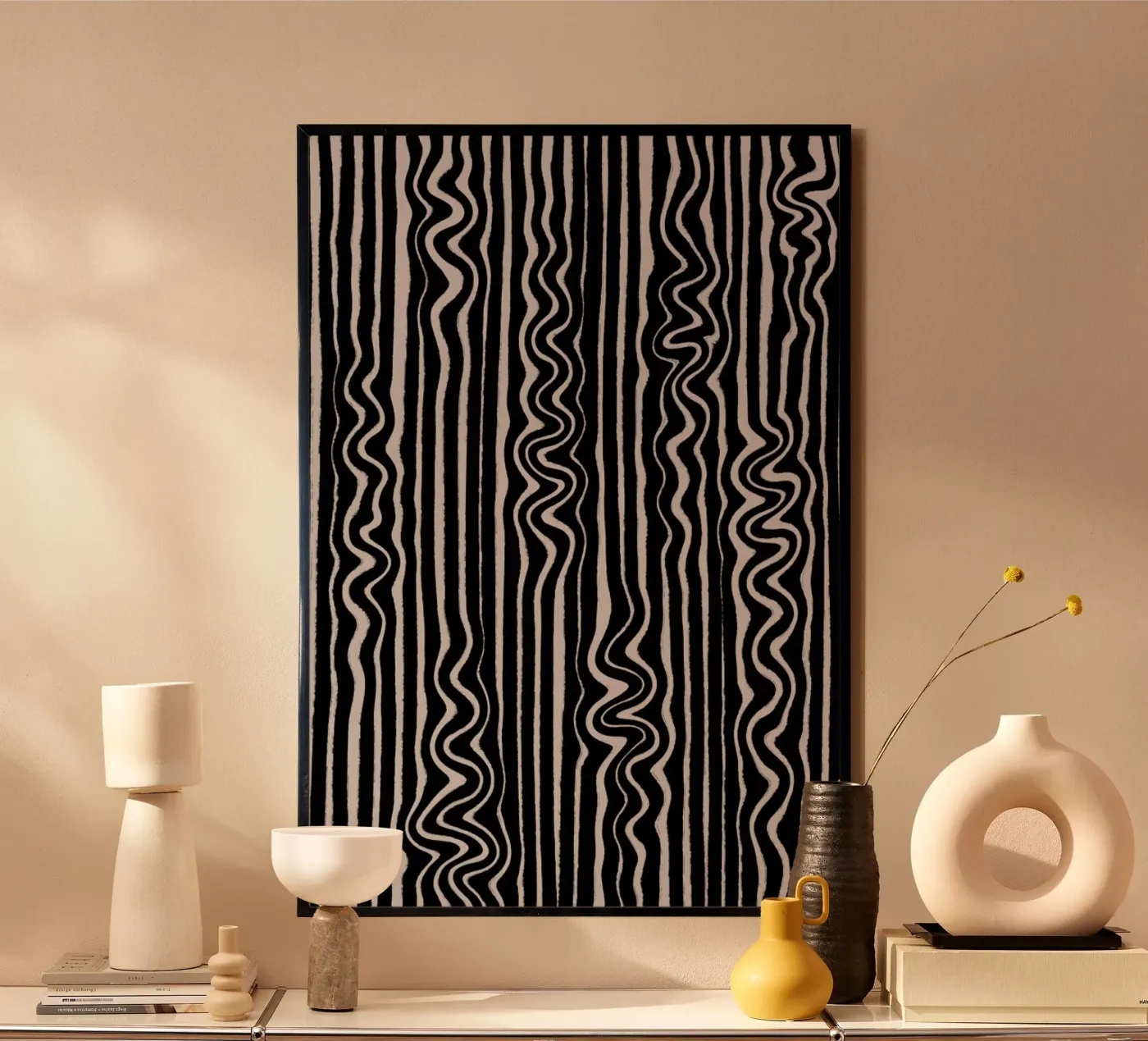 Liquid Thin Lines poster by treechild