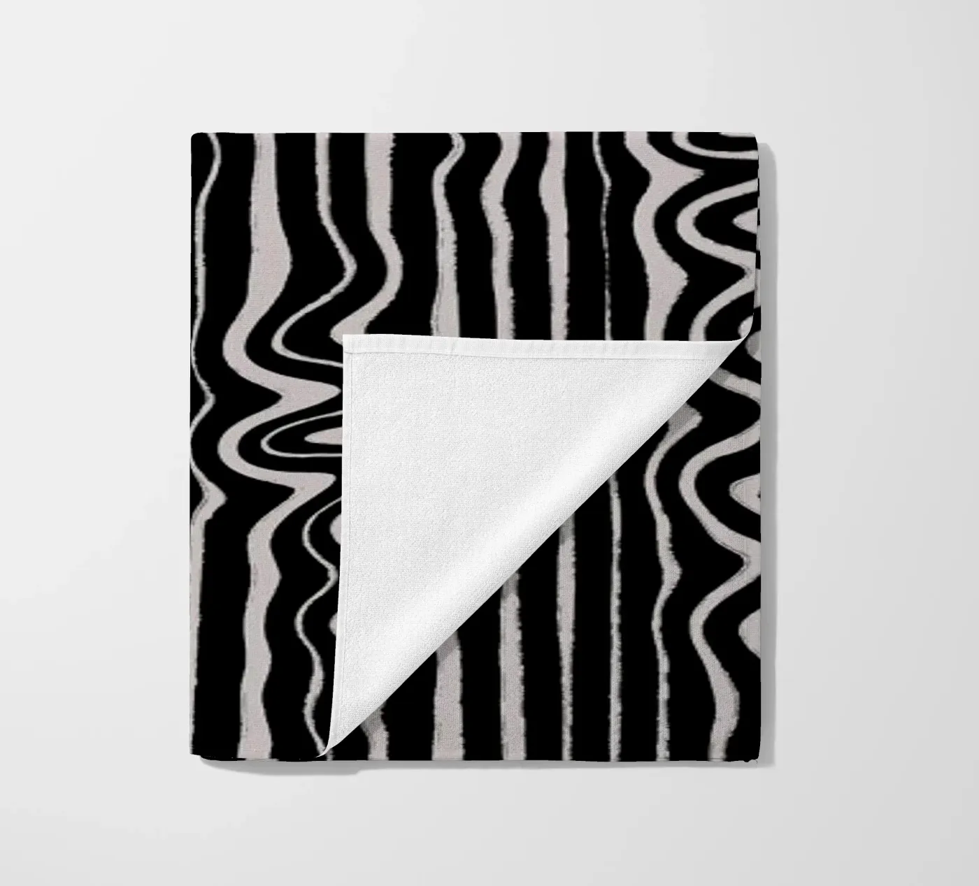 Liquid Thin Lines beach towel by treechild