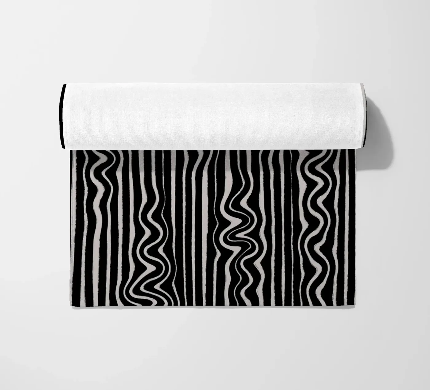 Liquid Thin Lines beach towel by treechild