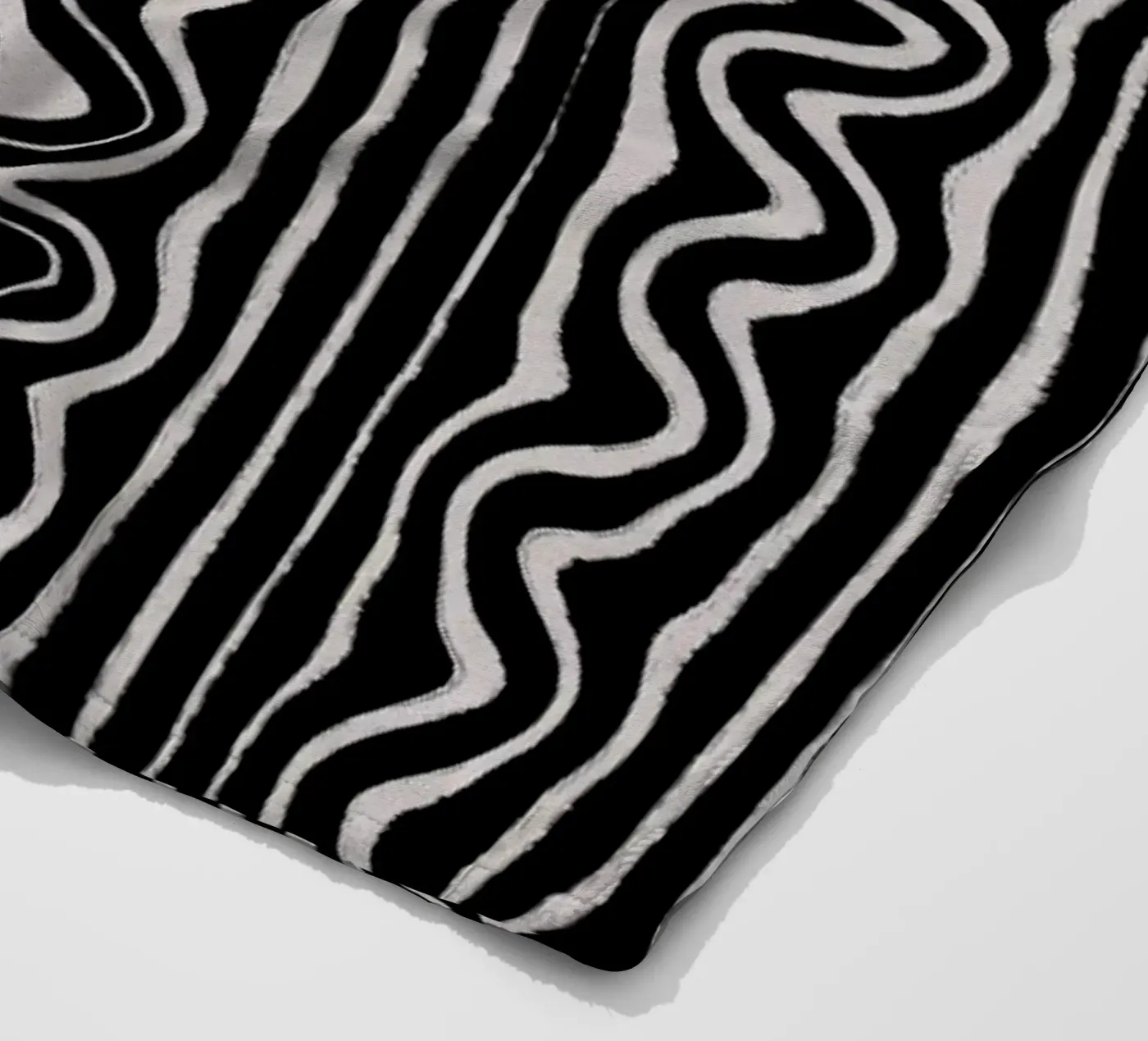 Liquid Thin Lines fleece blanket by treechild
