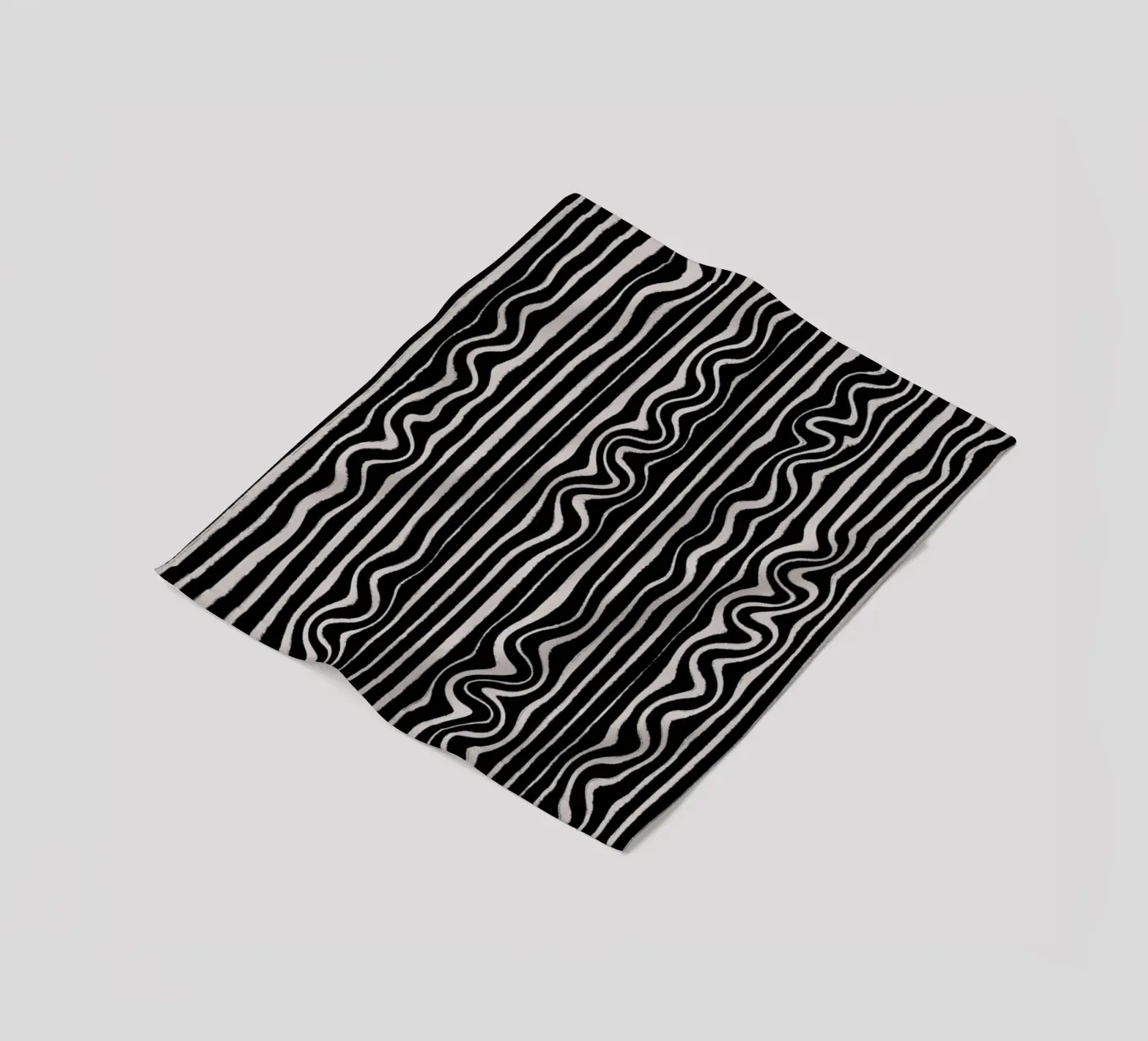 Liquid Thin Lines fleece blanket by treechild