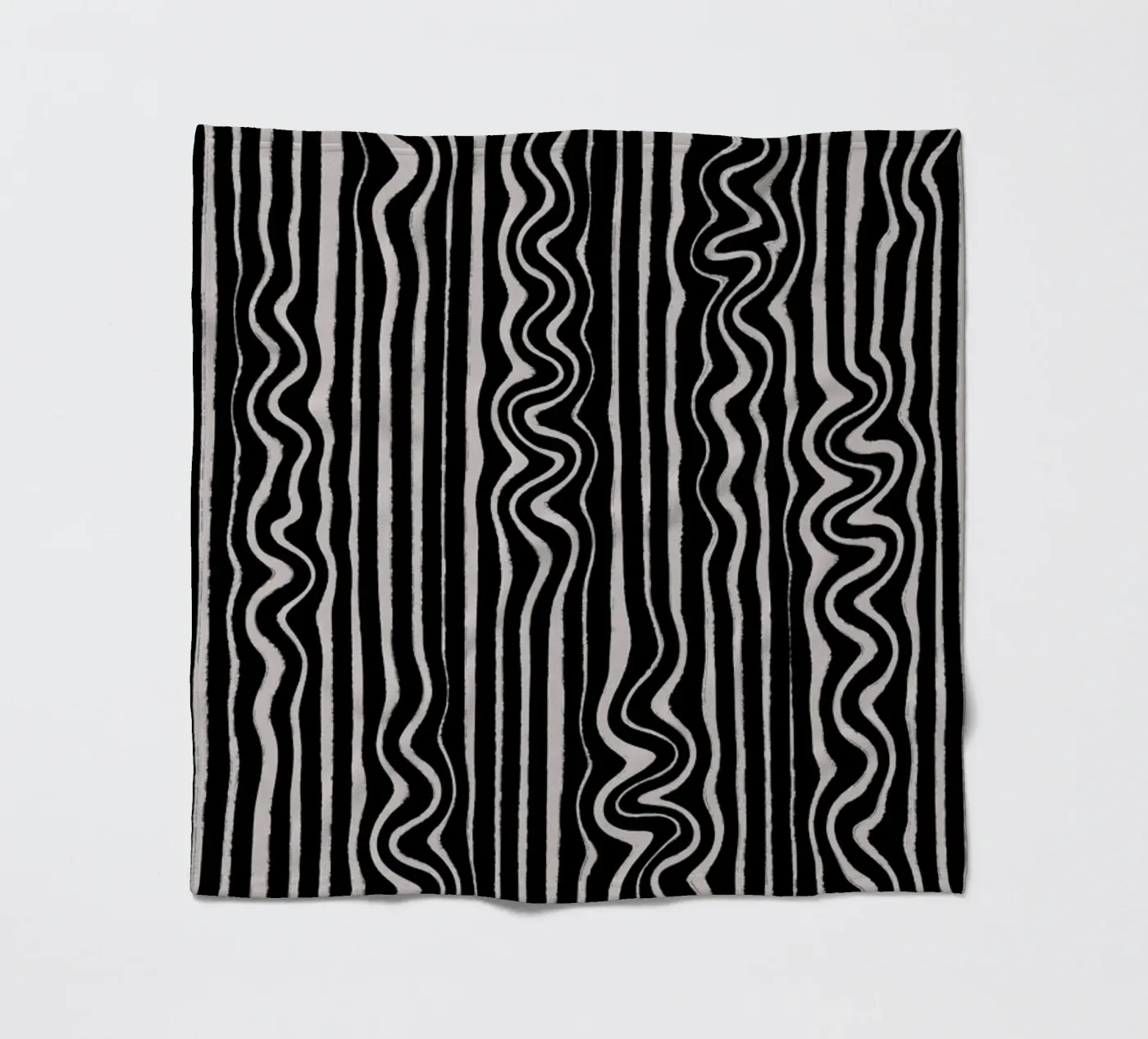 Liquid Thin Lines fleece blanket by treechild