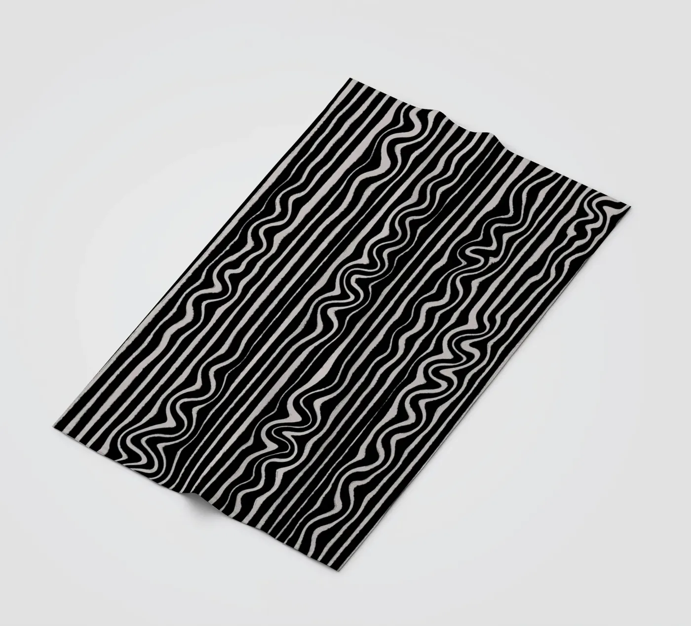 Liquid Thin Lines fleece blanket by treechild