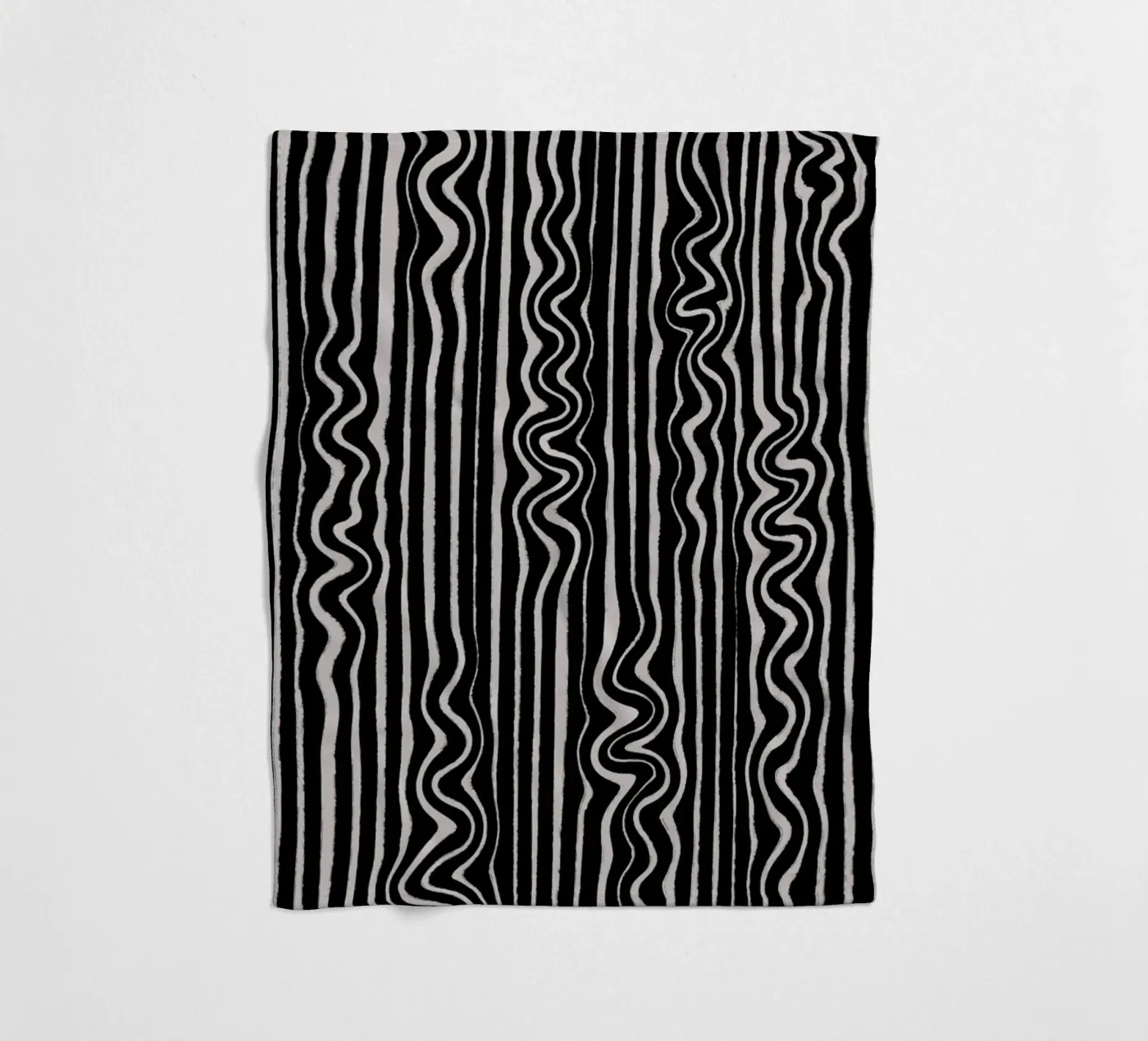 Liquid Thin Lines fleece blanket by treechild