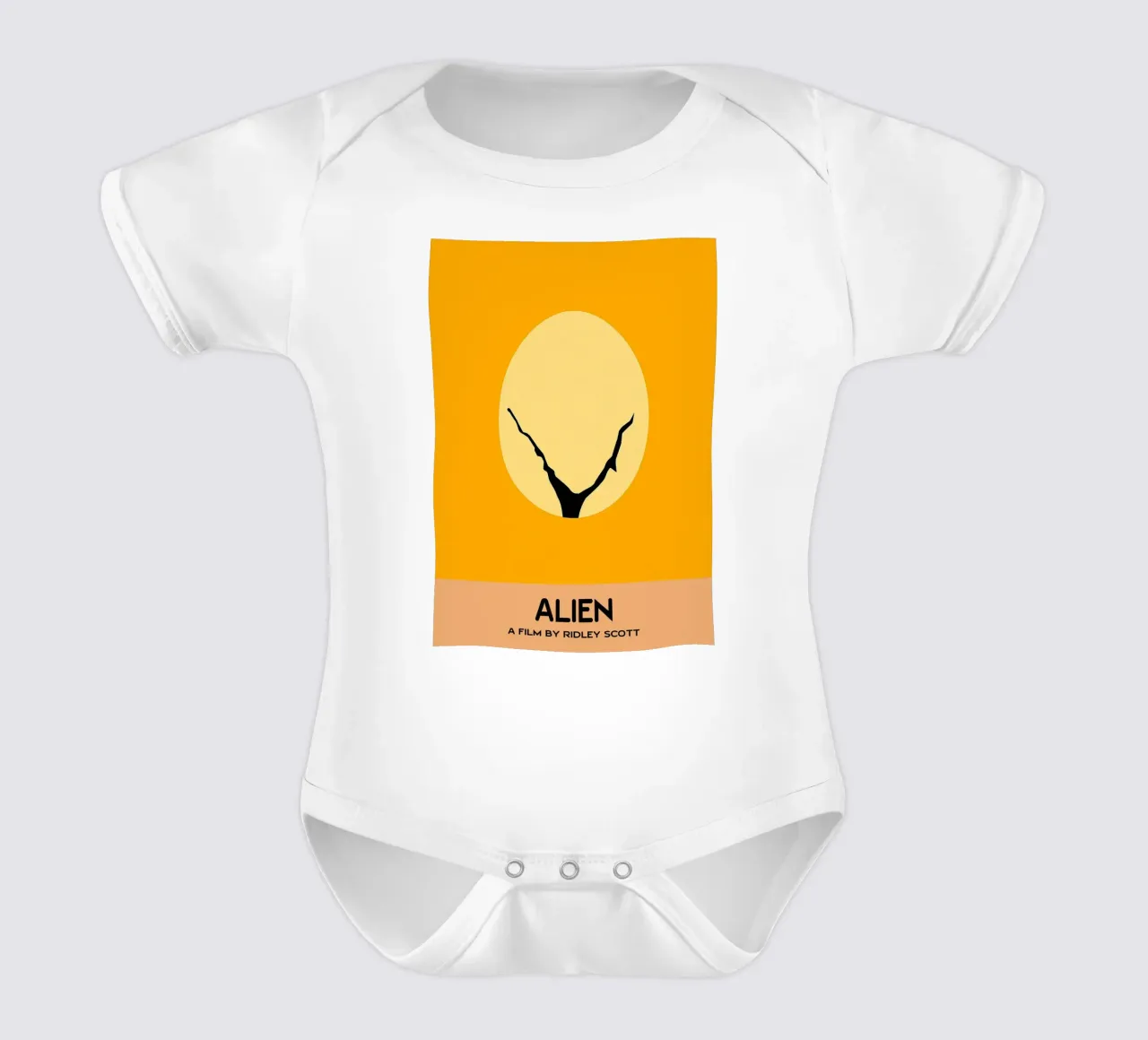 Alien Movie Art Vector Imagination body de bebé de whitesand