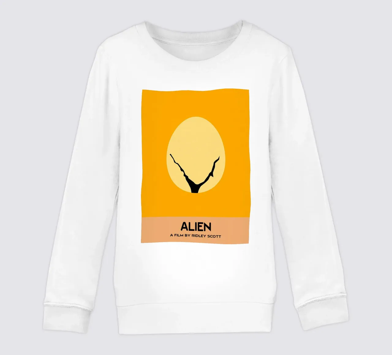 Alien Movie Art Immaginazione vettoriale felpa bambino da whitesand