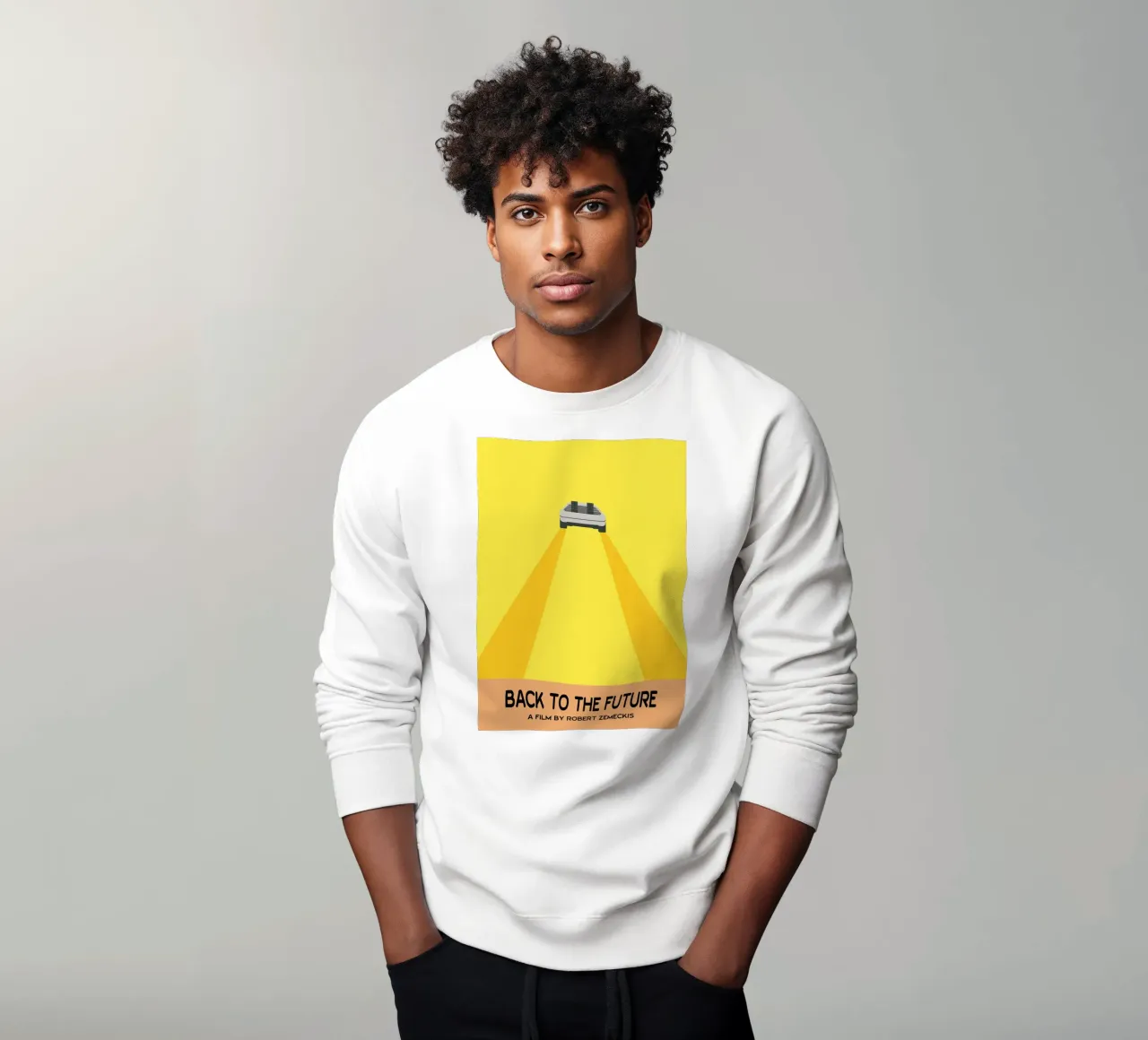 Retour vers le futur Movie Art Vector Imagination sweat de whitesand