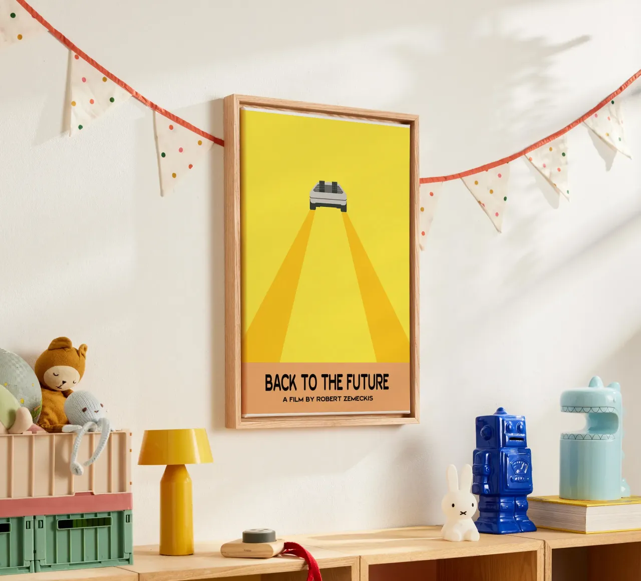 Back to the Future Movie Art Vector Imagination canvas by whitesand