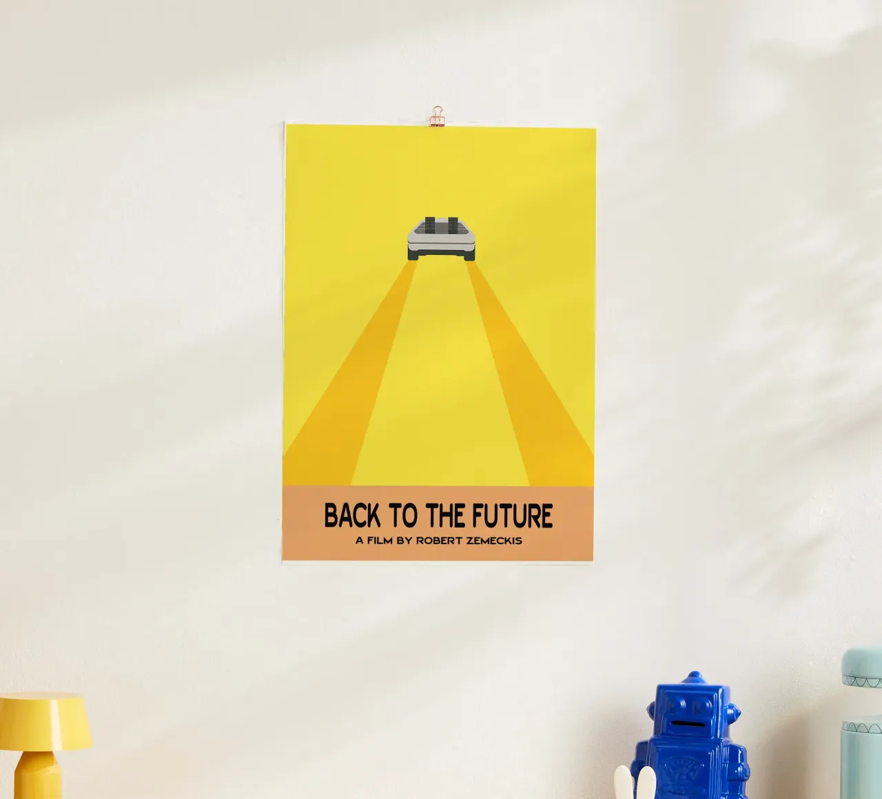 Imaginación Vectorial de la Película Regreso al Futuro poster de whitesand