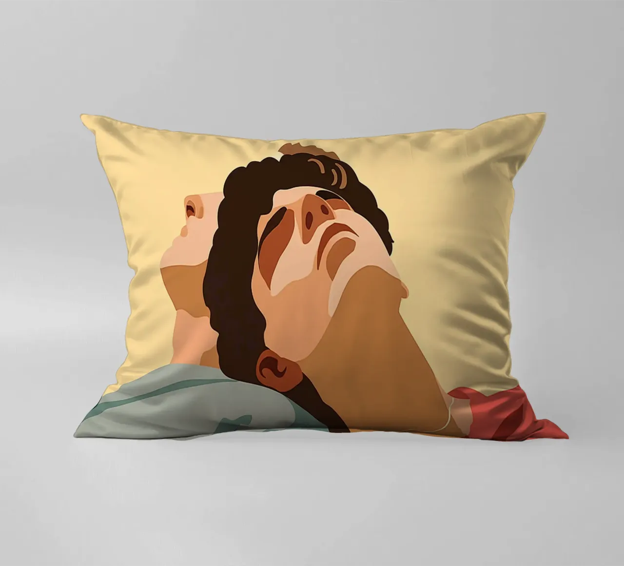 Call Me By Your Name Movie Art Vector Imagination decorative cushion by whitesand