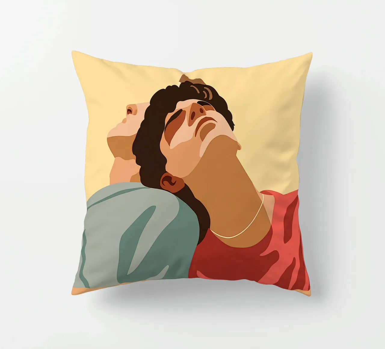 Call Me By Your Name Movie Art Vector Imagination decorative cushion by whitesand