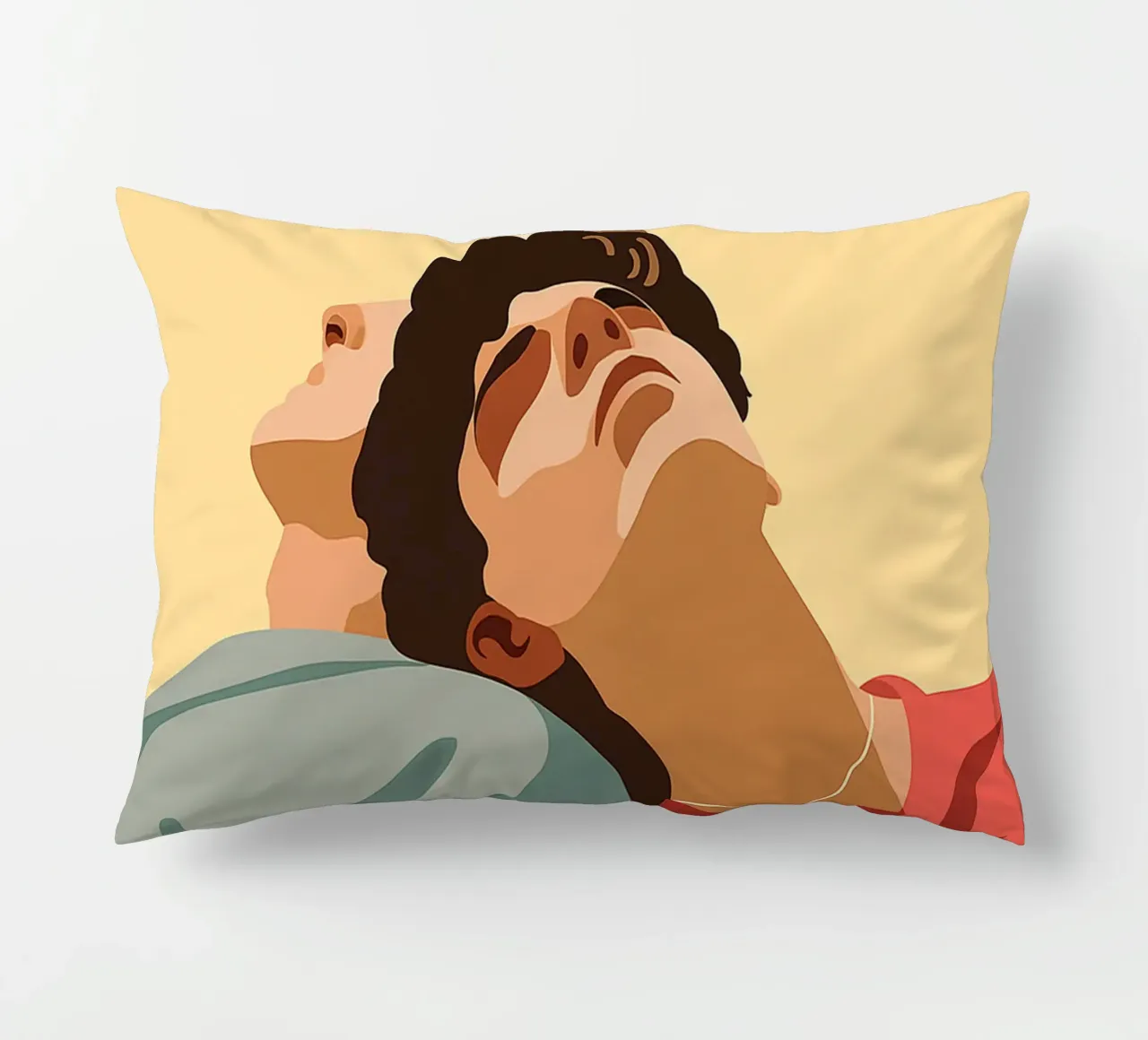 Call Me By Your Name Movie Art Vector Imagination decorative cushion by whitesand