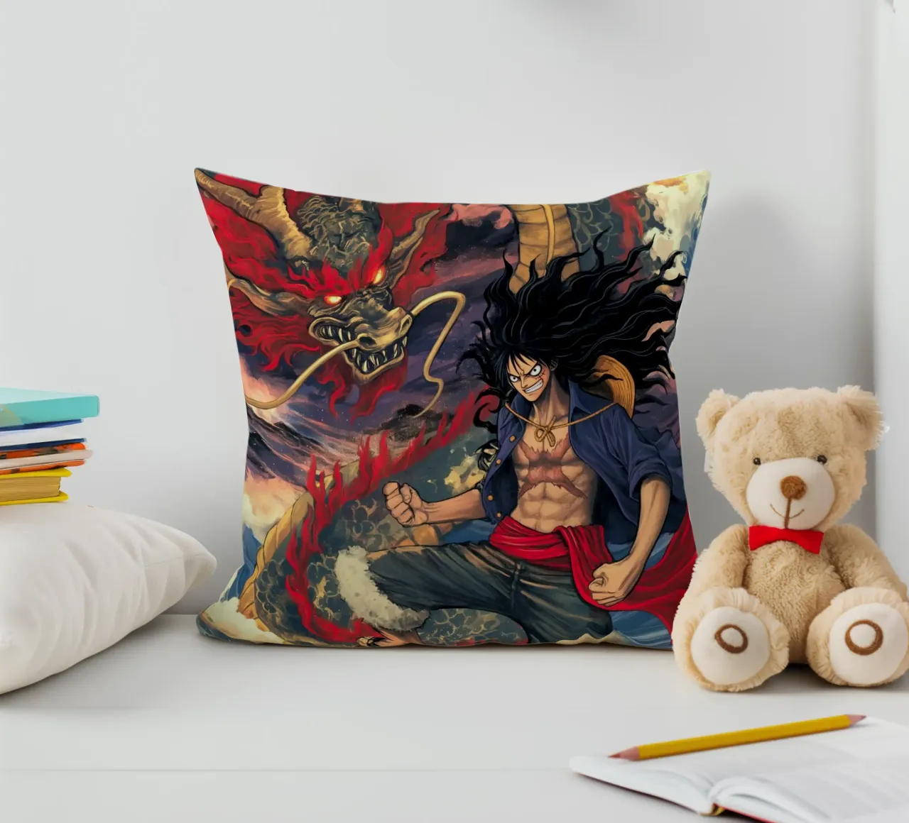 One Piece decorative cushion by Fleur de Lys