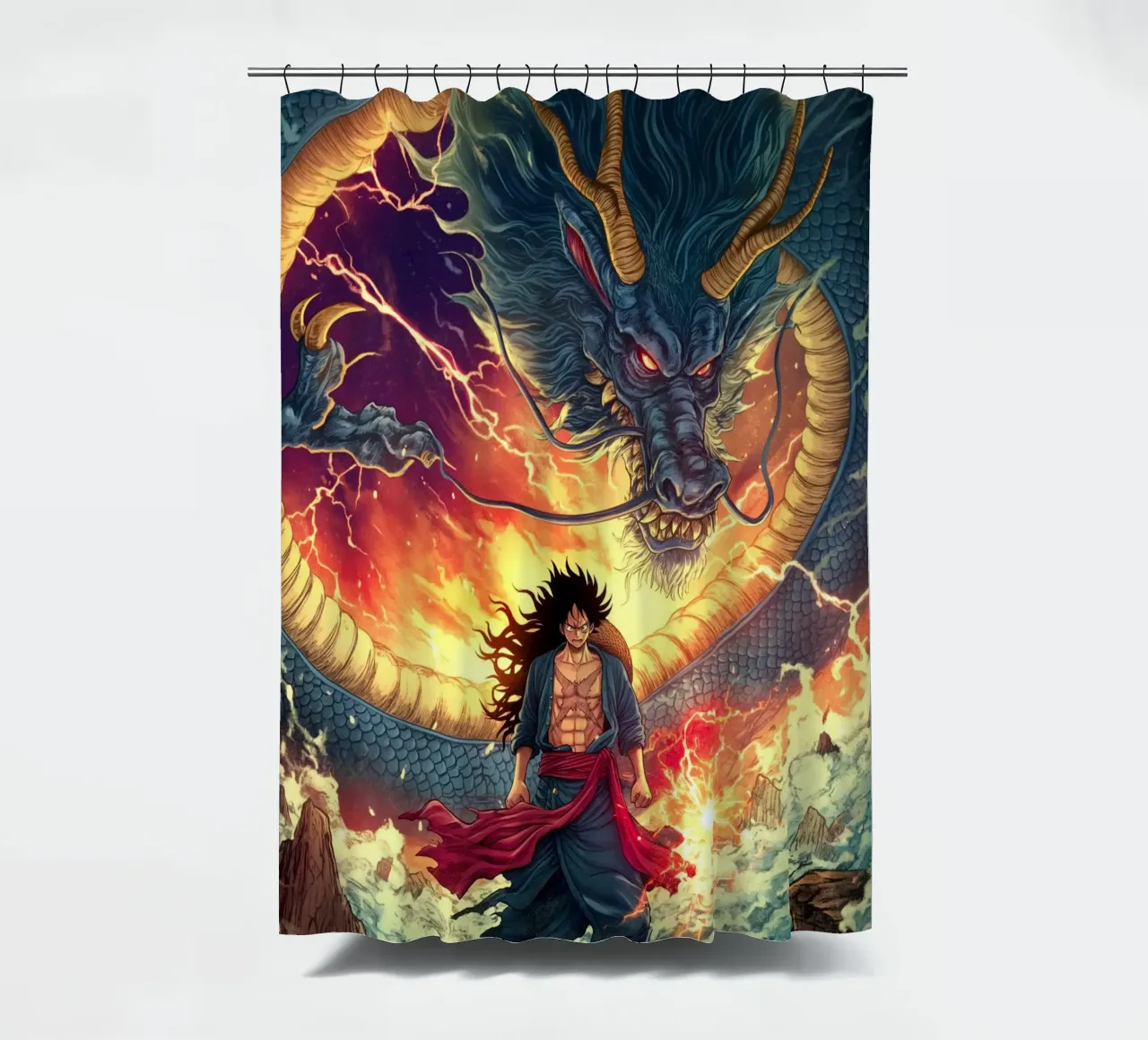 One Piece shower curtain by Fleur de Lys