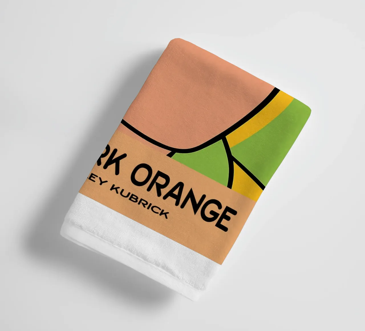 Clockwork Orange Movie Art Vector Imagination towel by whitesand