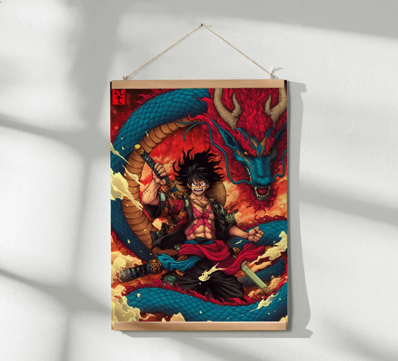 Un pezzo poster con telaio in legno da Fleur de Lys