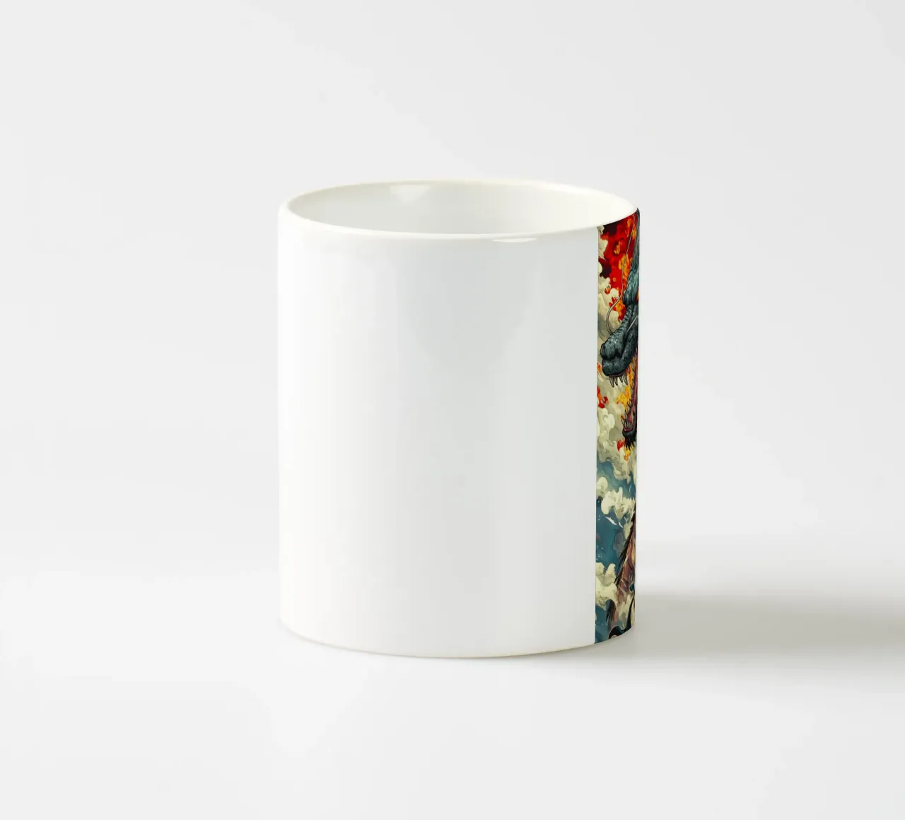Un pezzo tazza in ceramica da Fleur de Lys