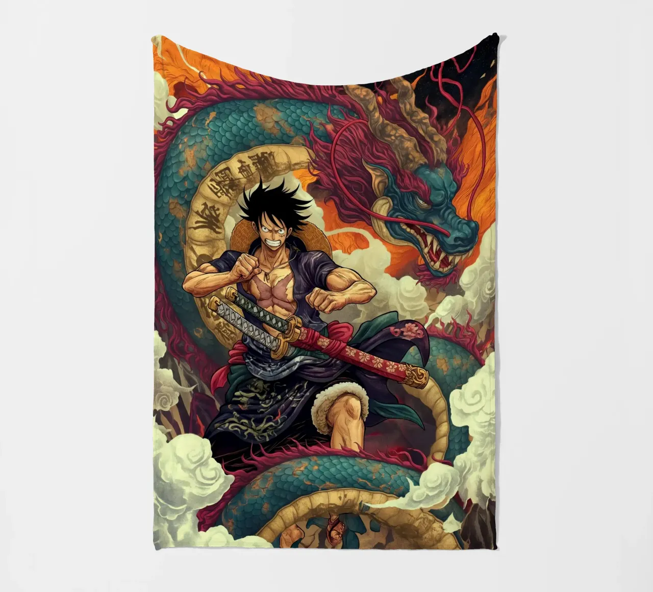 One Piece fleece blanket by Fleur de Lys