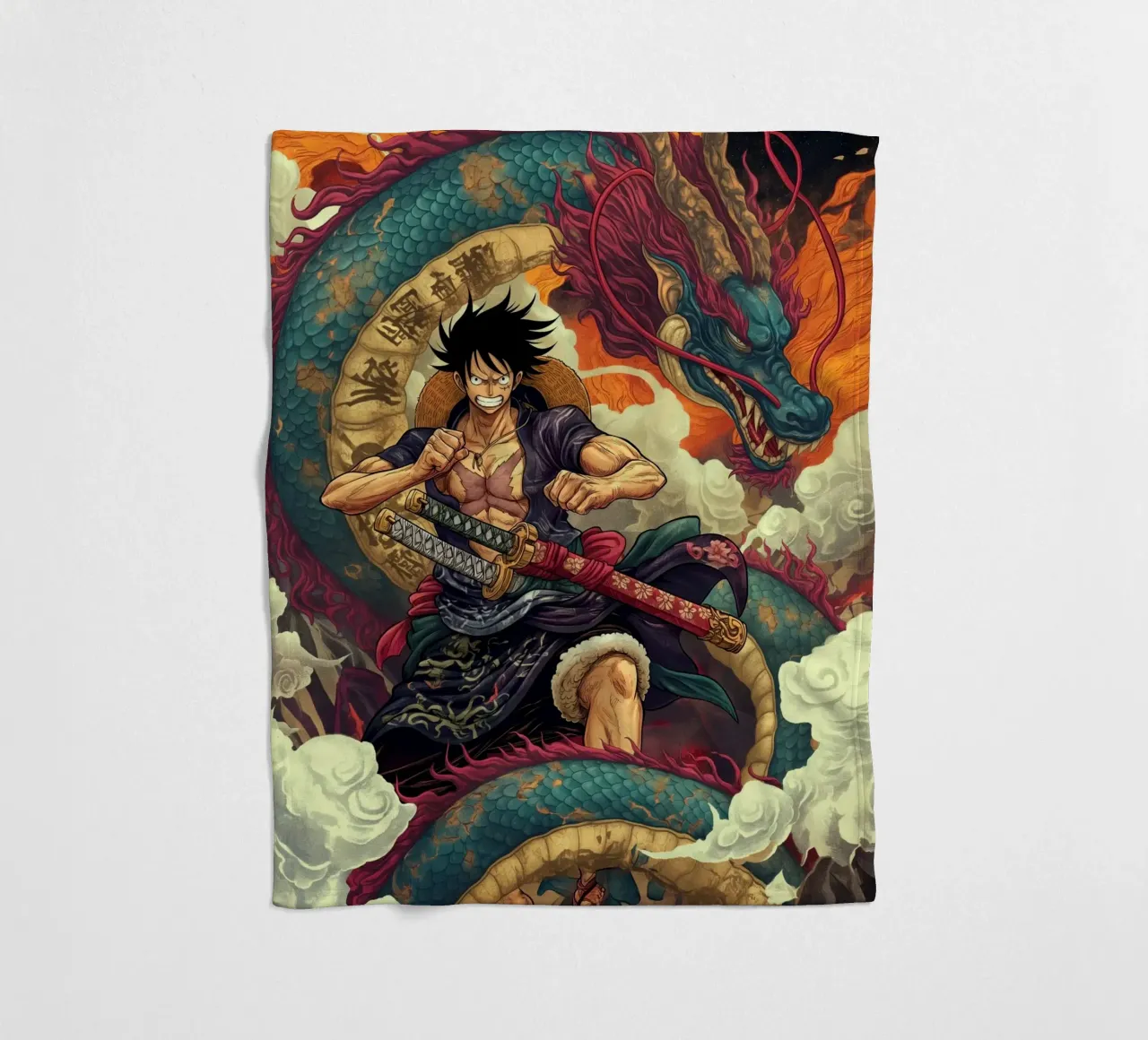One Piece fleece blanket by Fleur de Lys