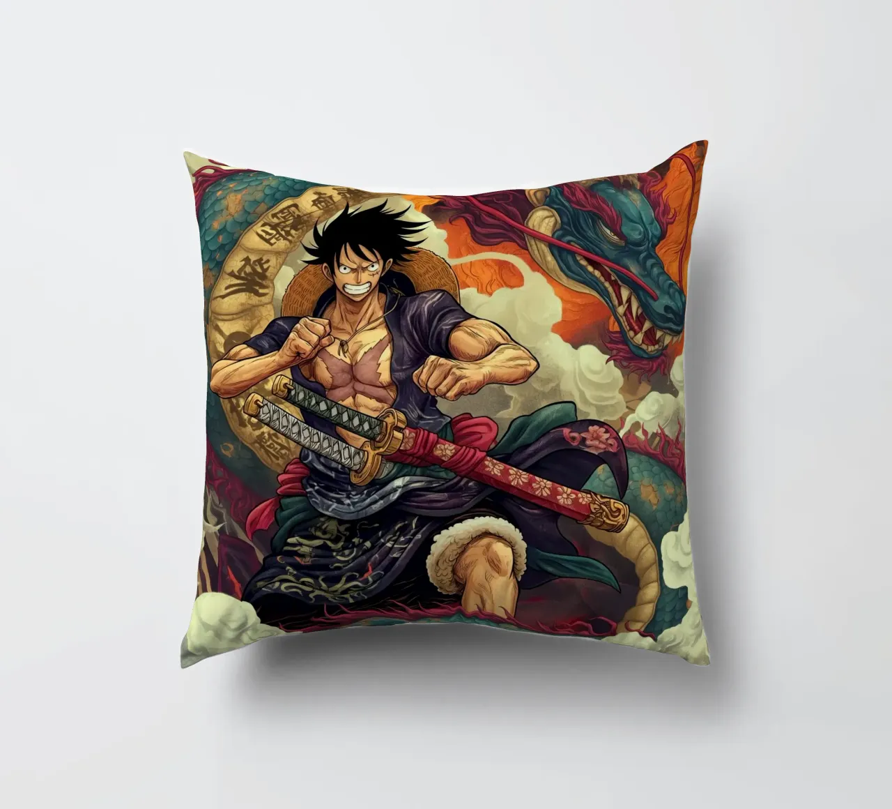 One Piece decorative cushion by Fleur de Lys