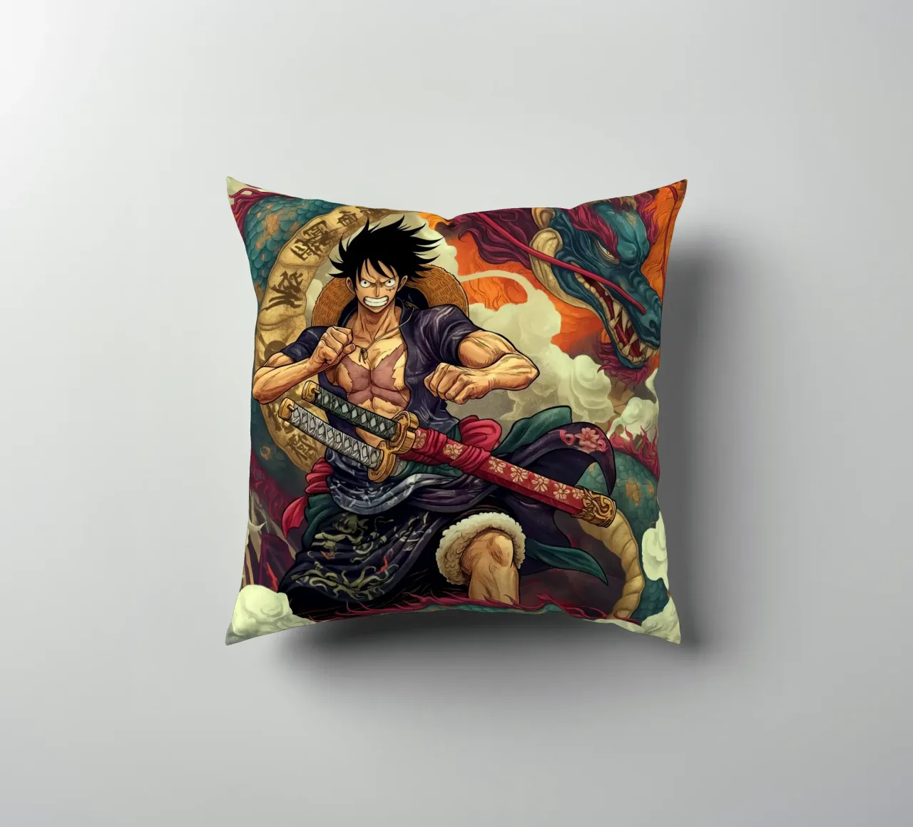 One Piece decorative cushion by Fleur de Lys
