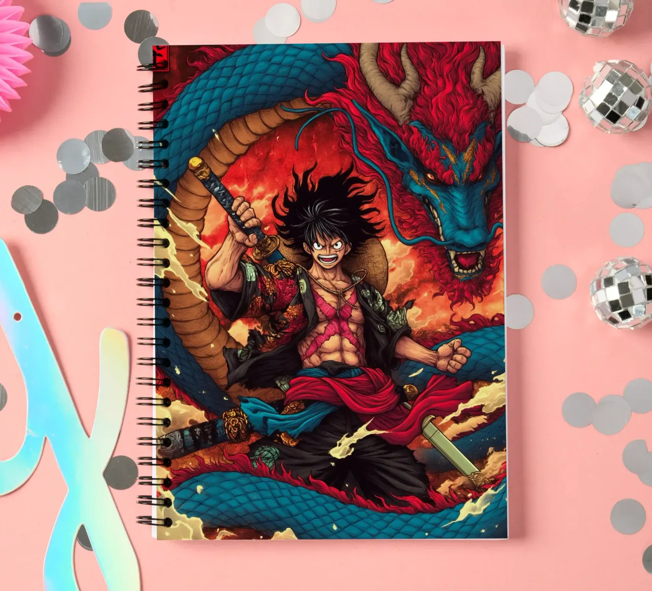 One Piece spiral notebook by Fleur de Lys