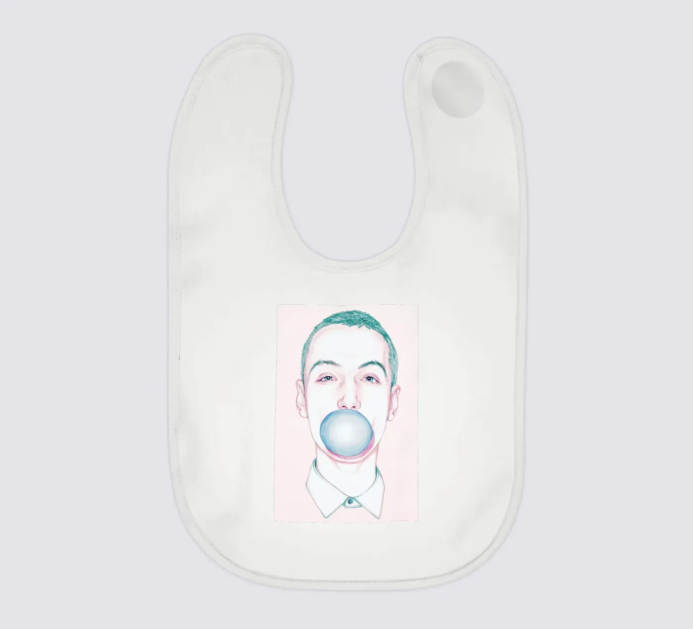 Bubble Boy baby slabbetje van Laura O'Connor