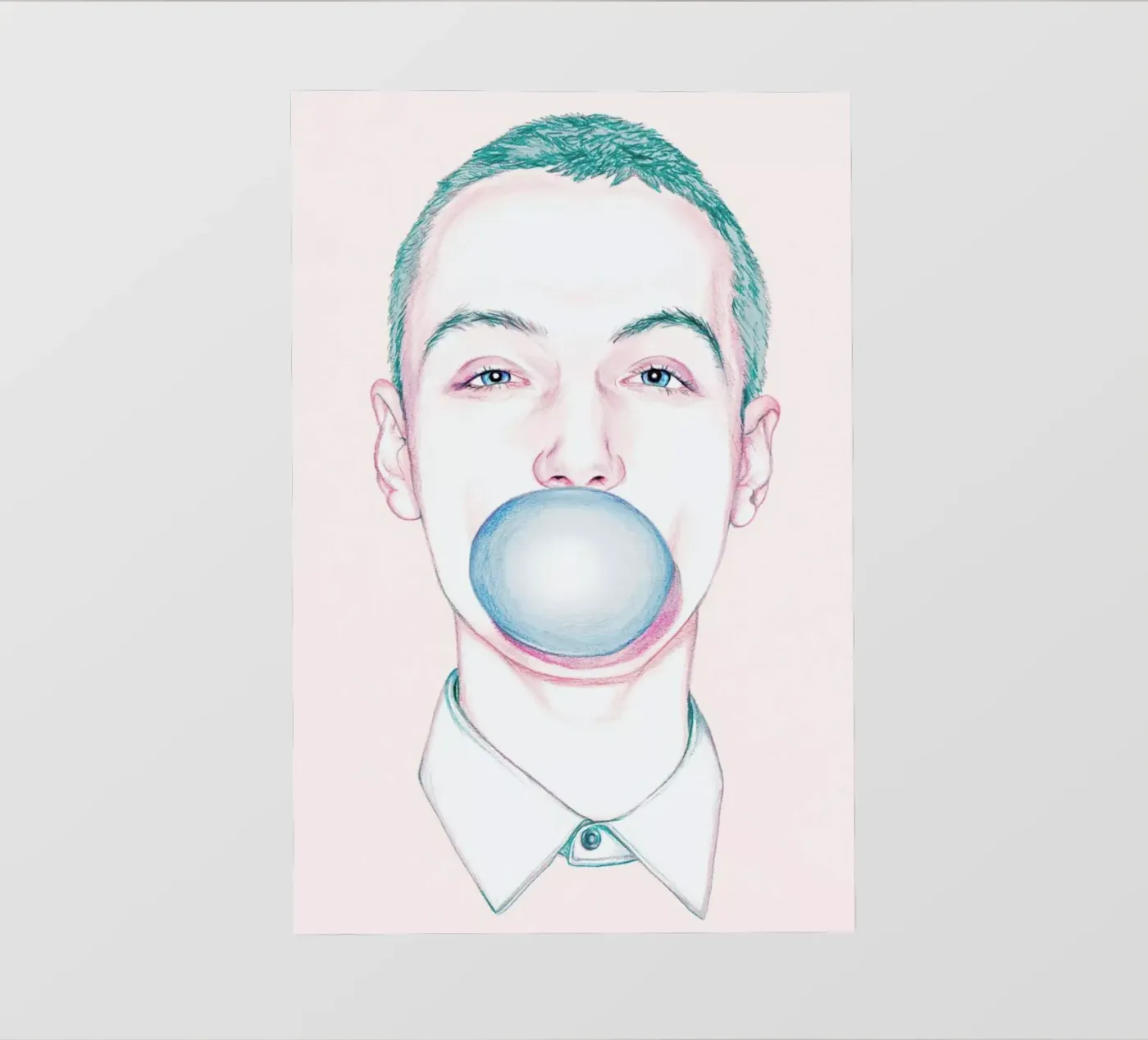Bubble Boy backlit film by Laura O'Connor