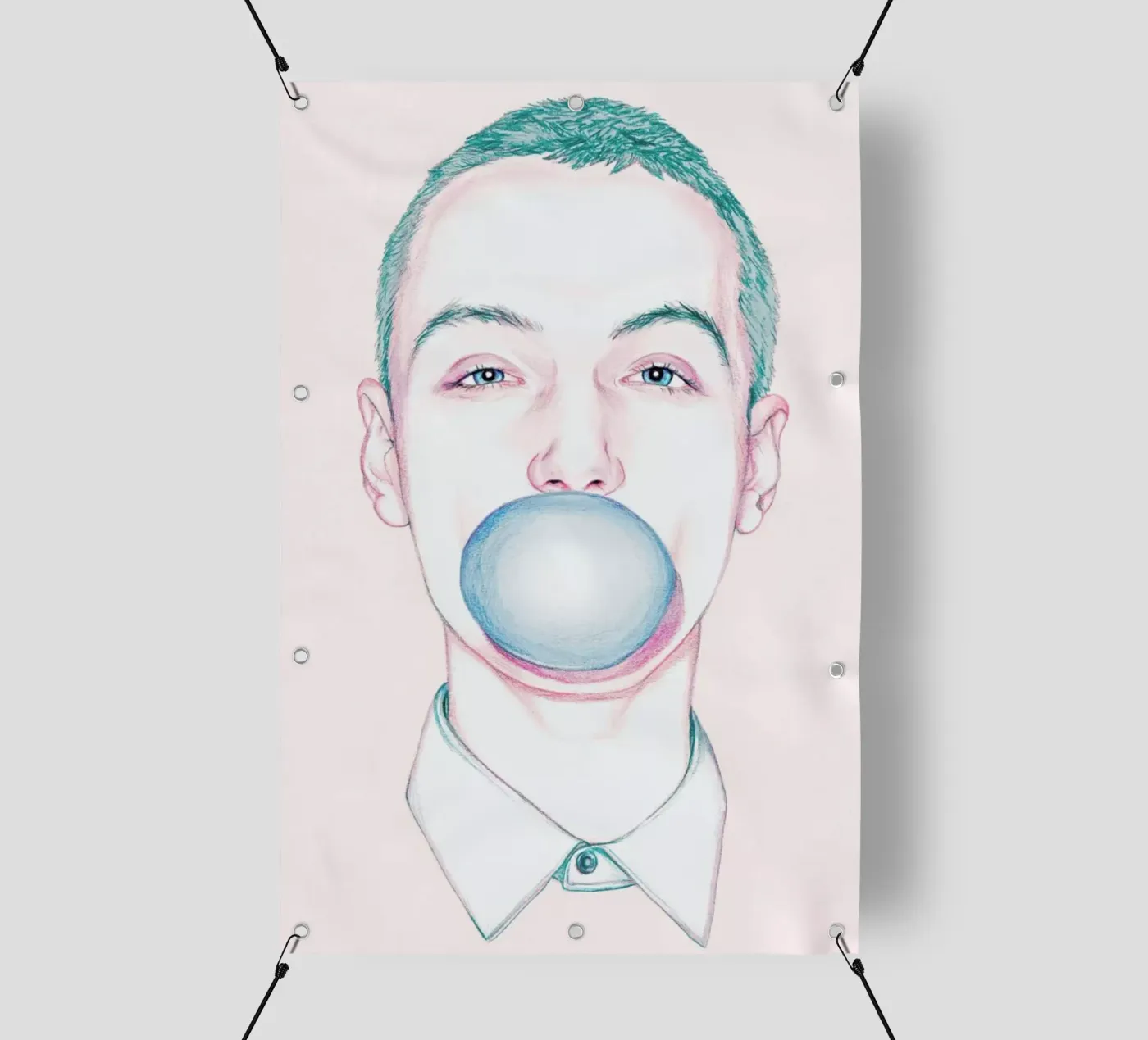 Bubble Boy pvc cover by Laura O'Connor