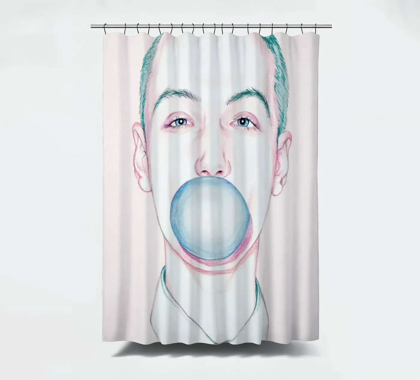 Bubble Boy Duschvorhang von Laura O'Connor