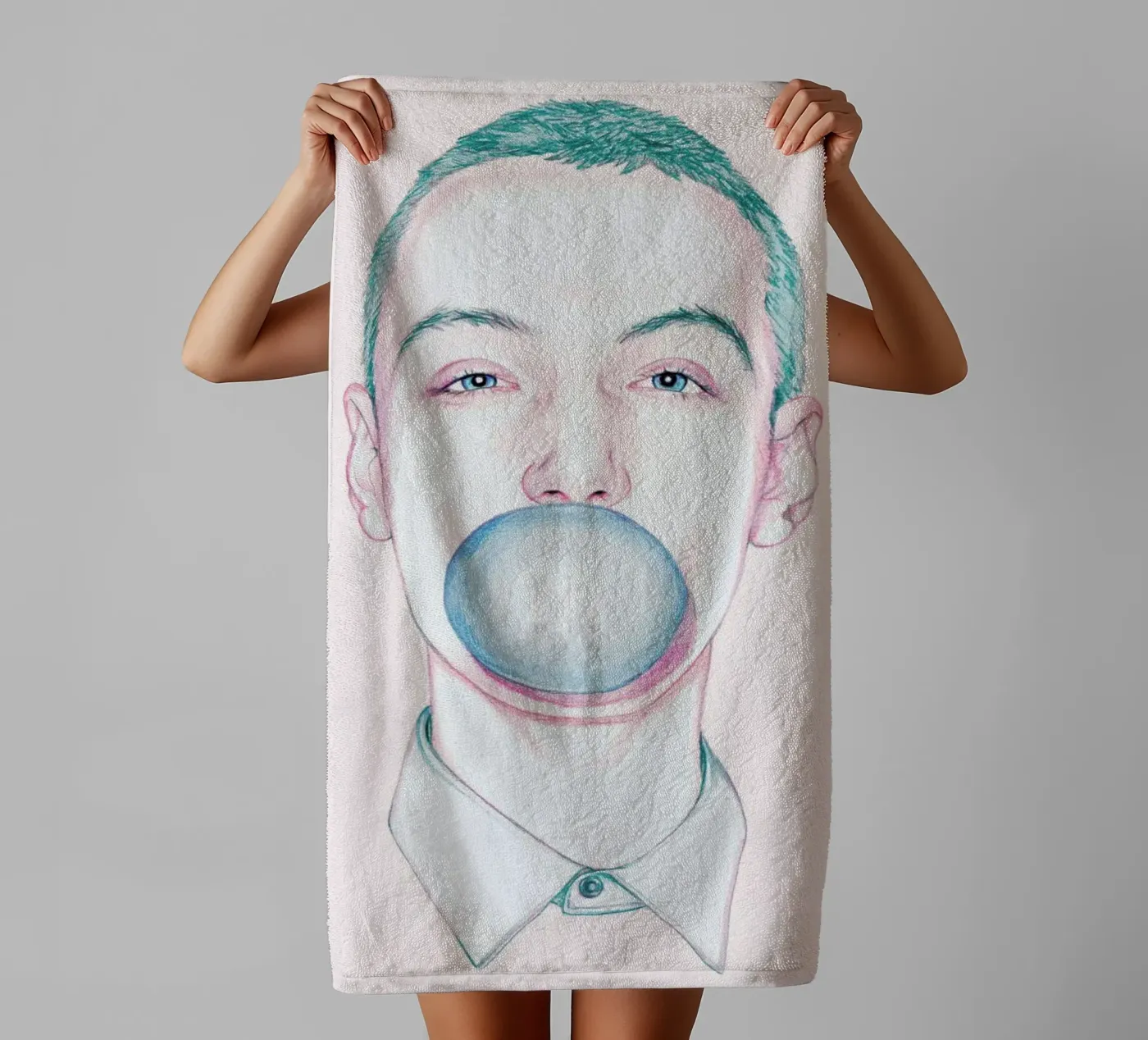 Bubble Boy asciugamano da bagno da Laura O'Connor