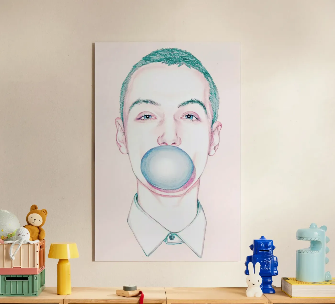 Bubble Boy Acryl-Glas von Laura O'Connor