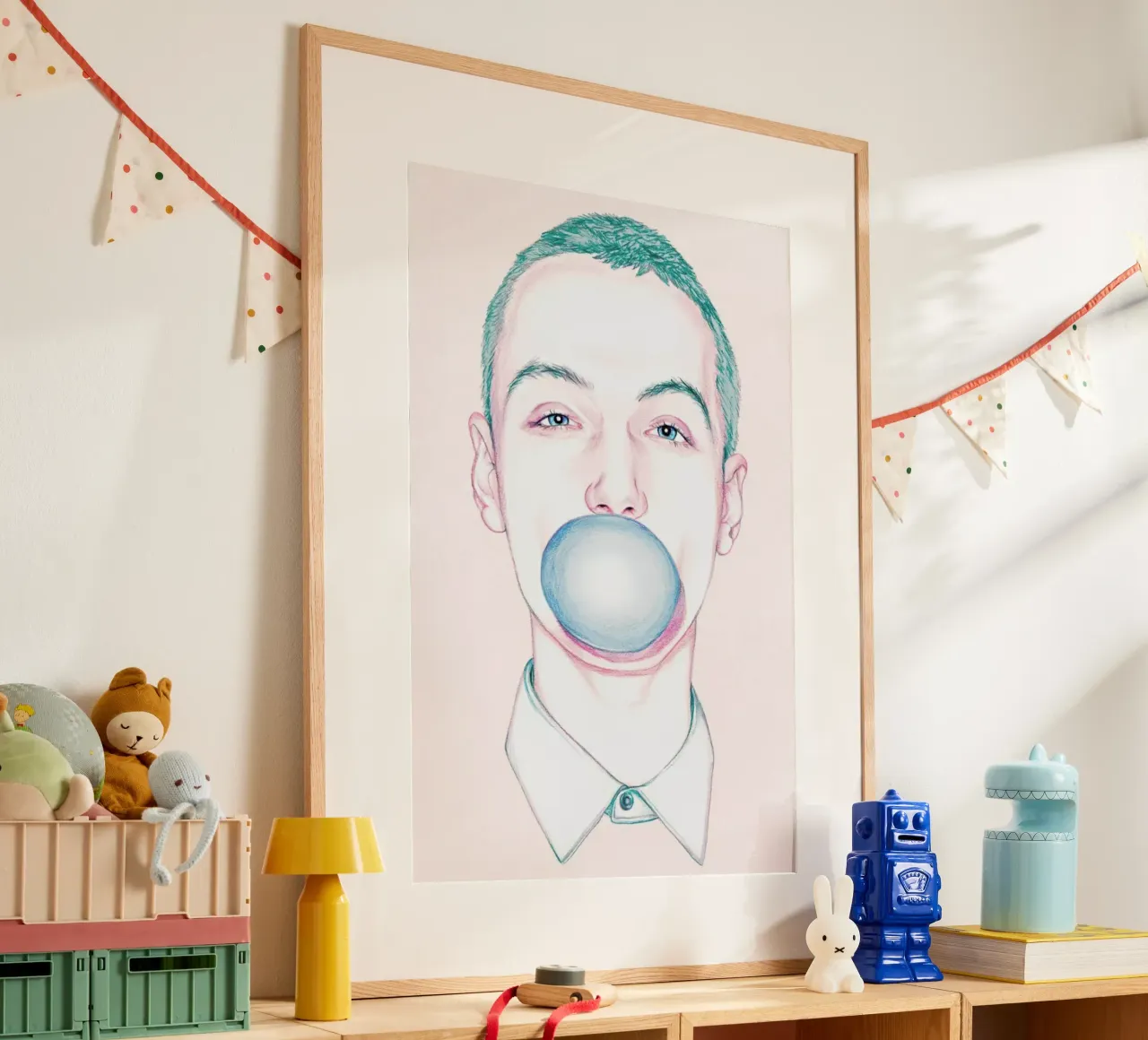 Bubble Boy poster van Laura O'Connor