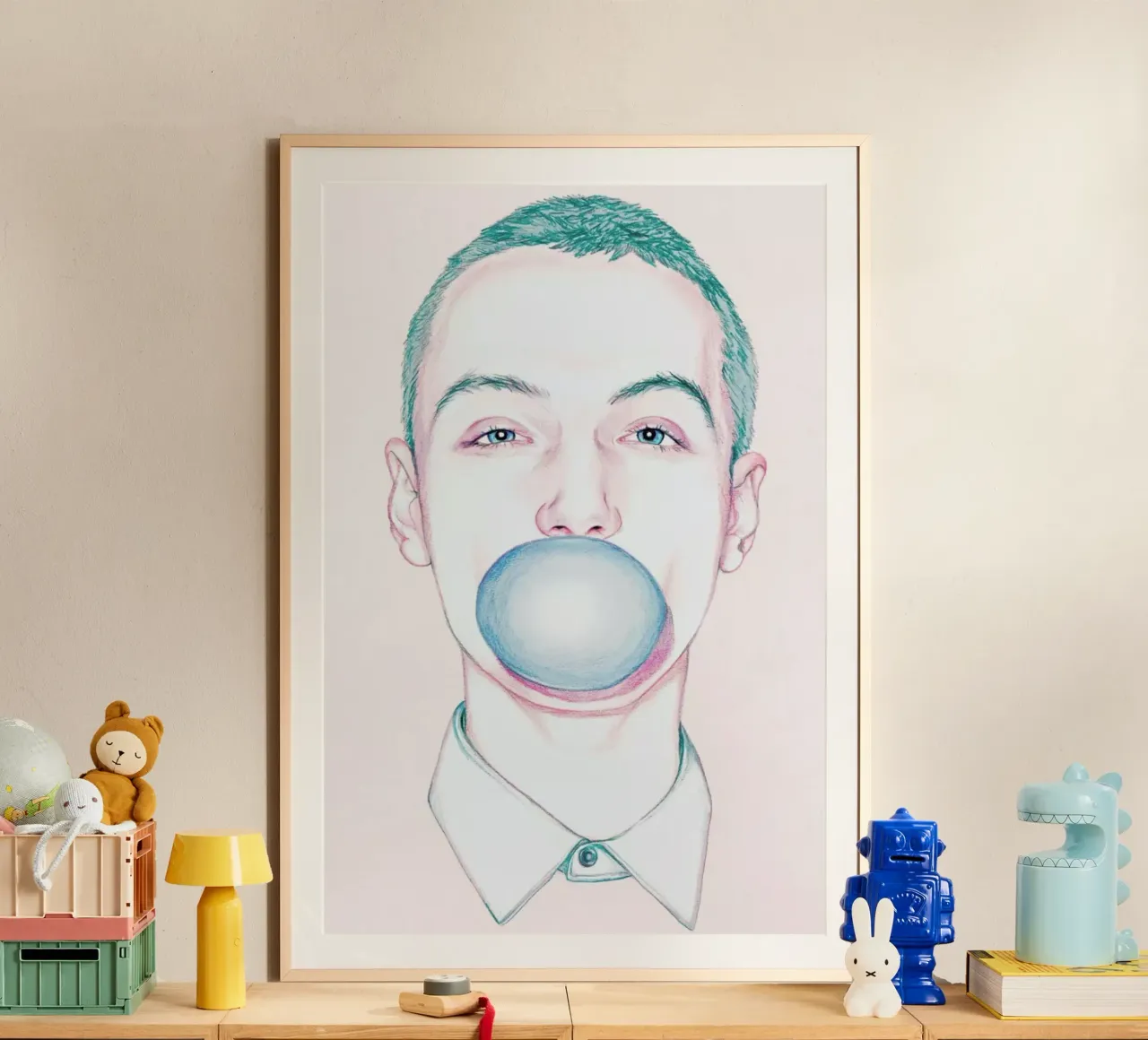 Bubble Boy poster van Laura O'Connor