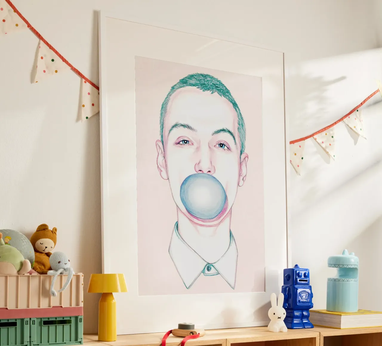 Bubble Boy poster van Laura O'Connor
