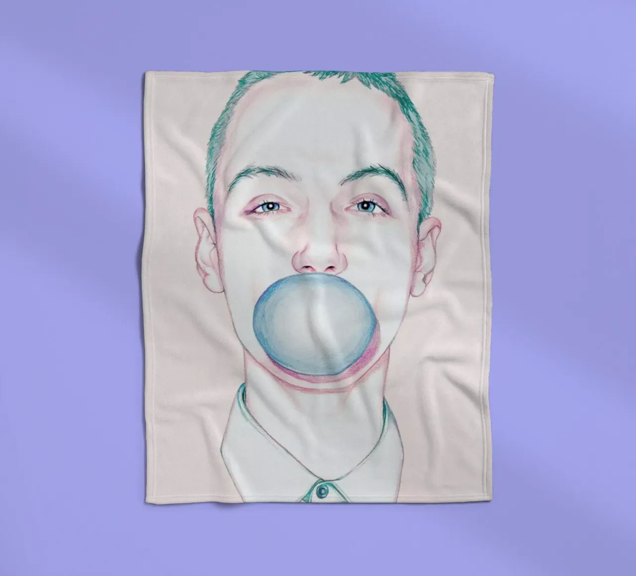 Bubble Boy Fleecedecke von Laura O'Connor