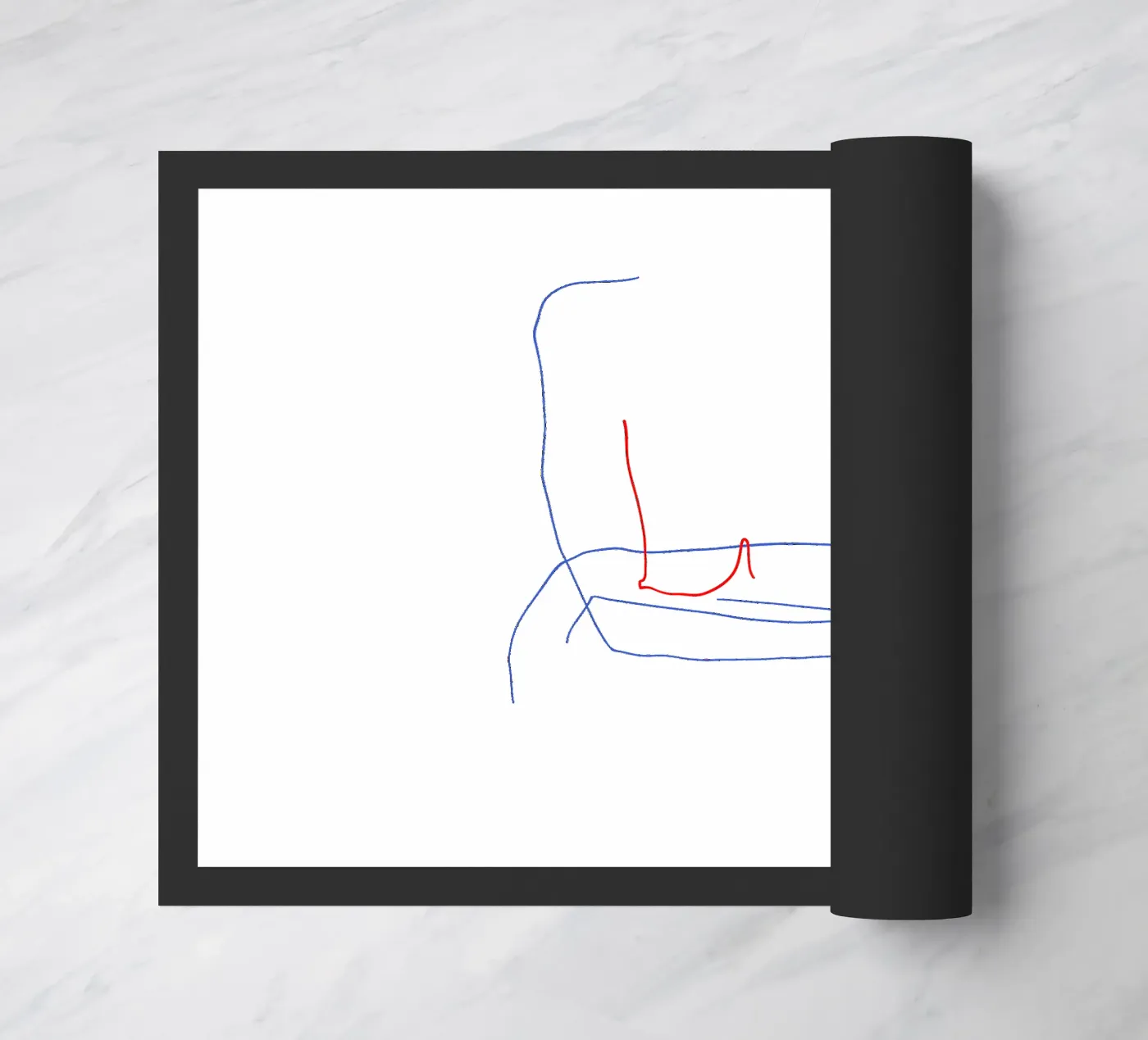 Red deurmat van Ninhol